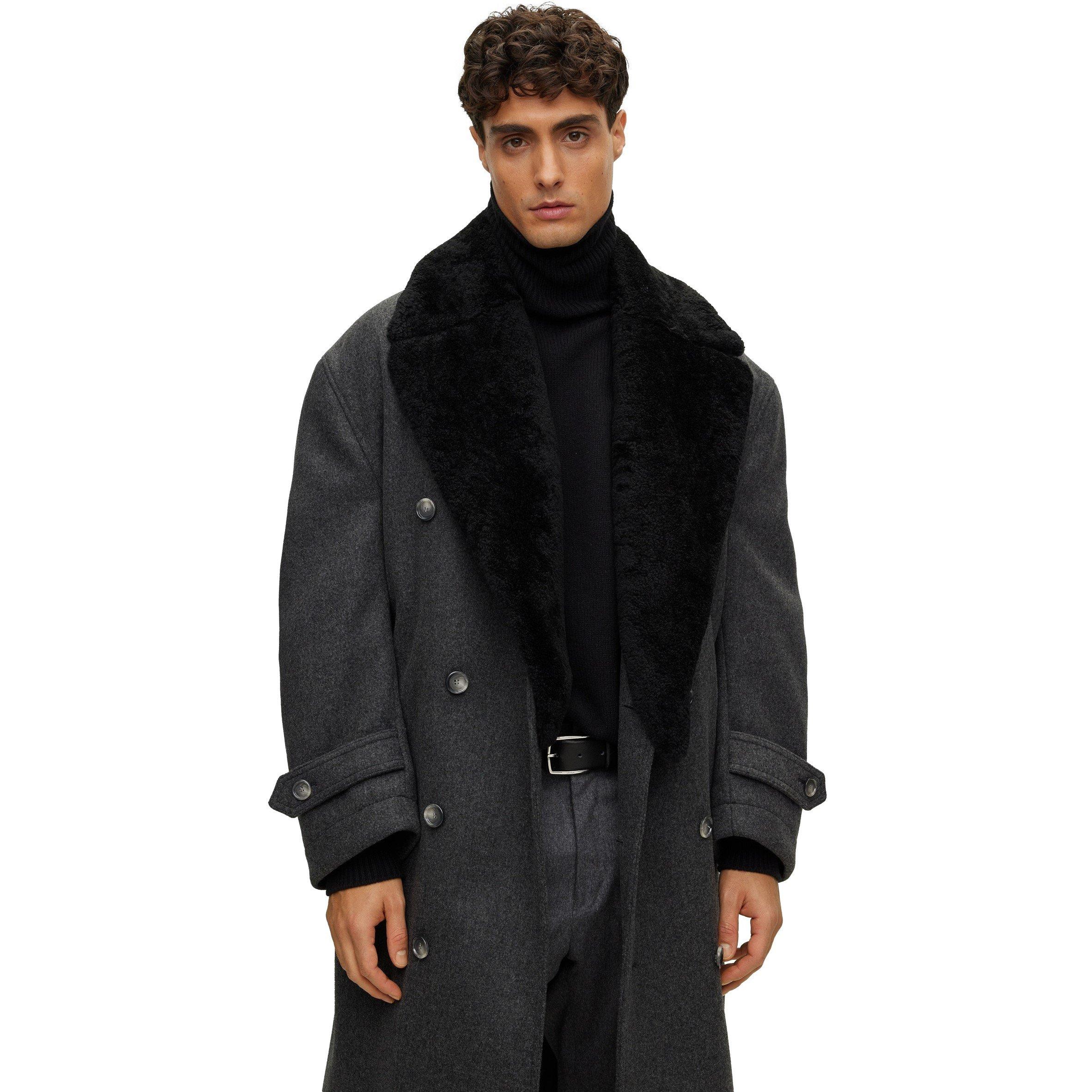 Grey - Boss - Men's Yama Formal Coat - 3