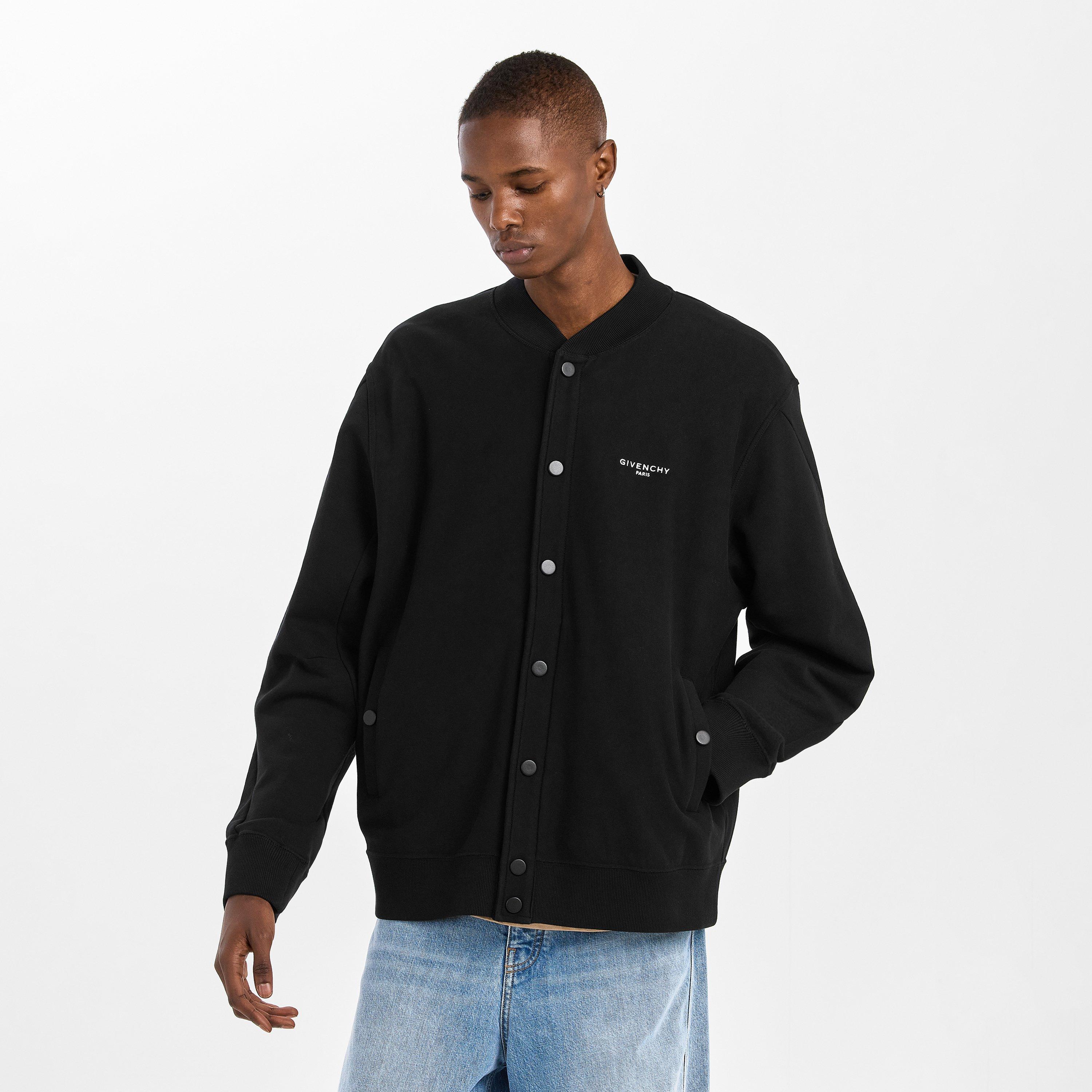 Black - GIVENCHY - Men's GIV Bomber Jacket - 3