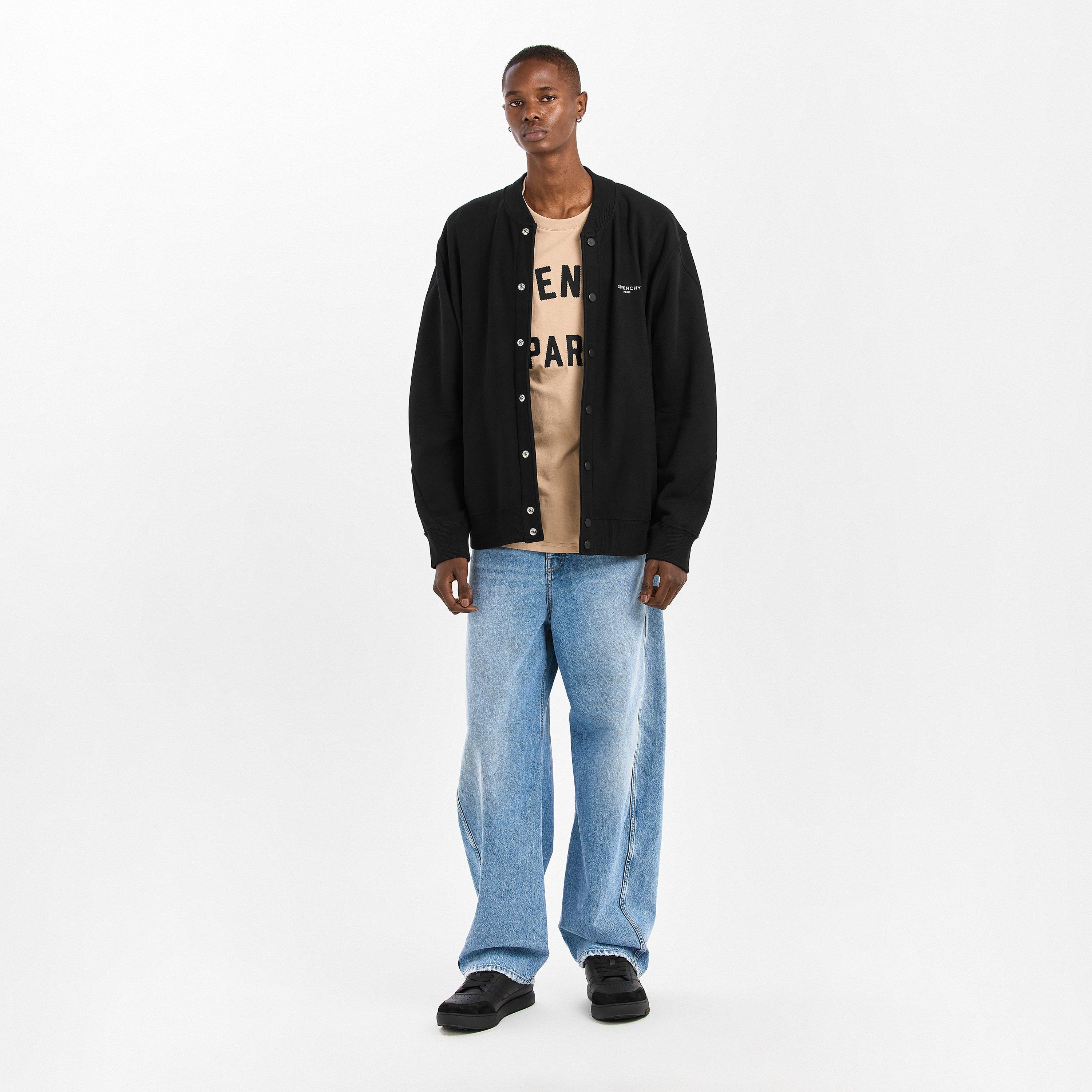 Black - GIVENCHY - Men's GIV Bomber Jacket - 6
