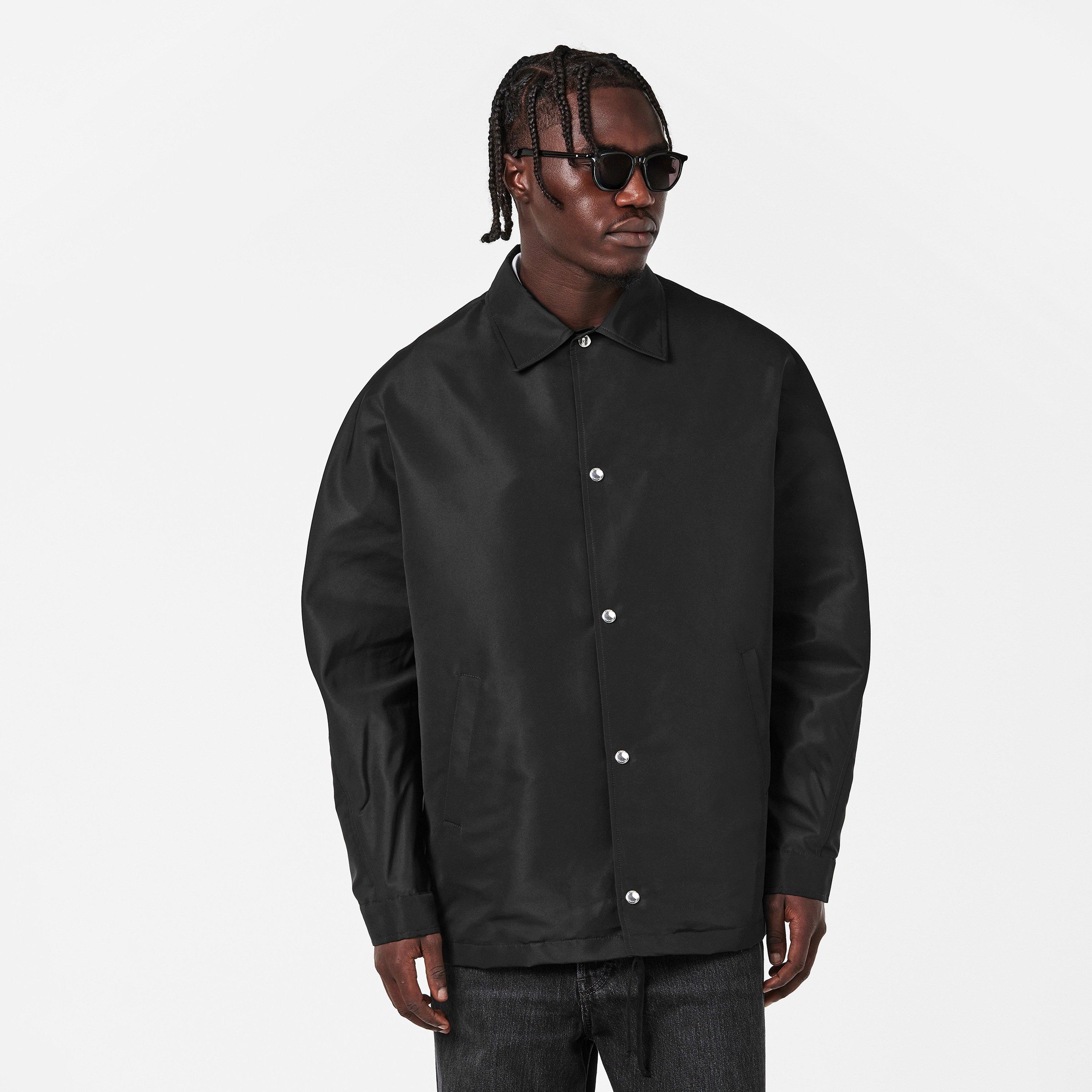 Black - GIVENCHY - Men's GIV Logo Coach Jacket - 3