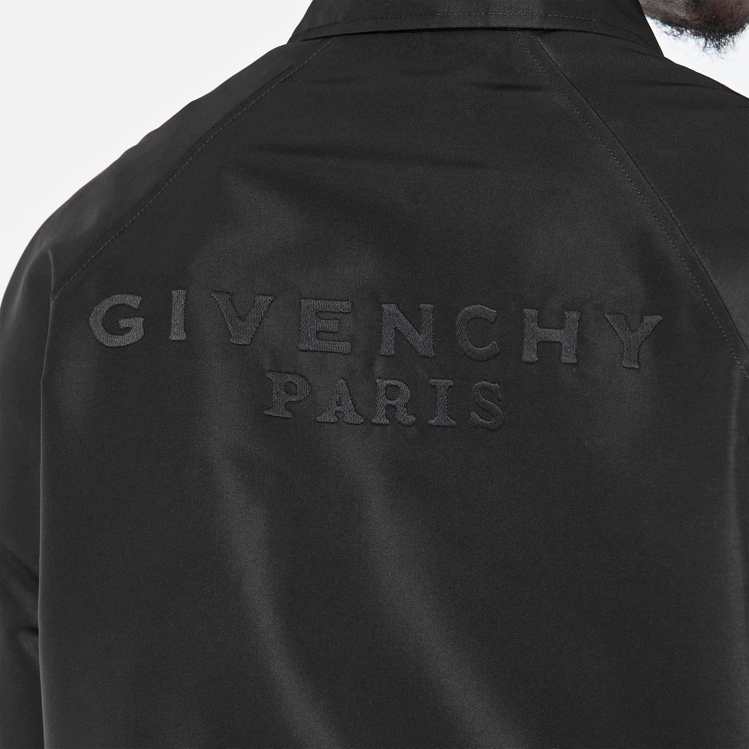Black - GIVENCHY - Men's GIV Logo Coach Jacket - 5