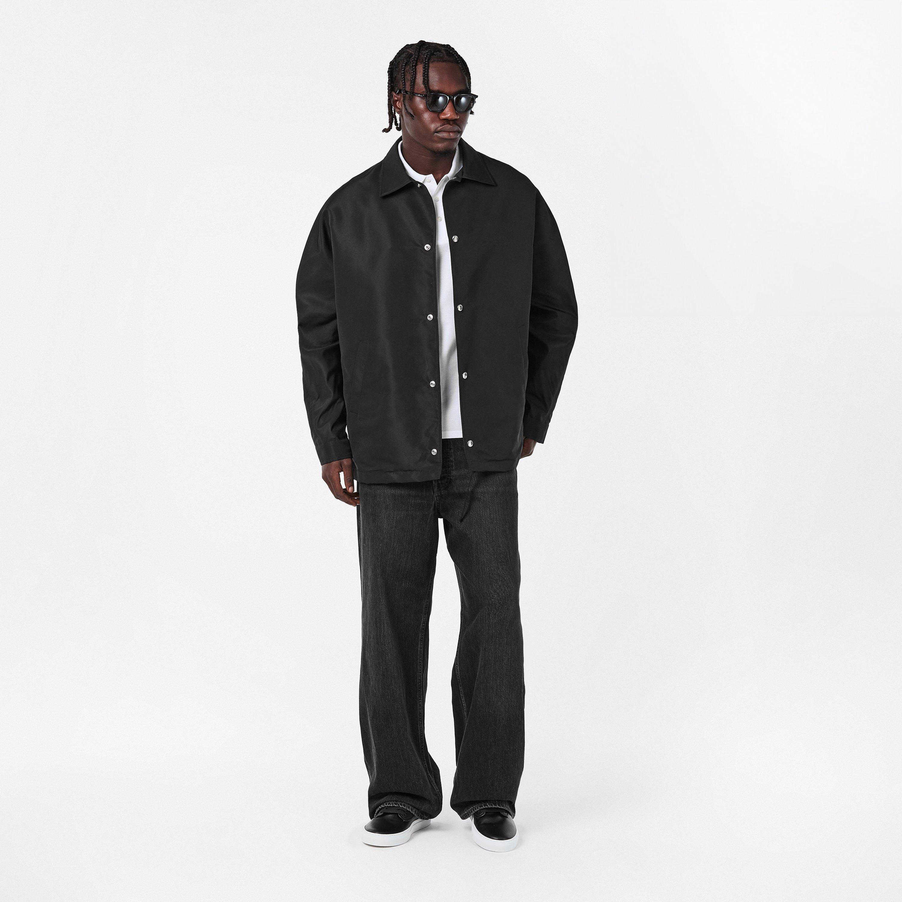 Black - GIVENCHY - Men's GIV Logo Coach Jacket - 6