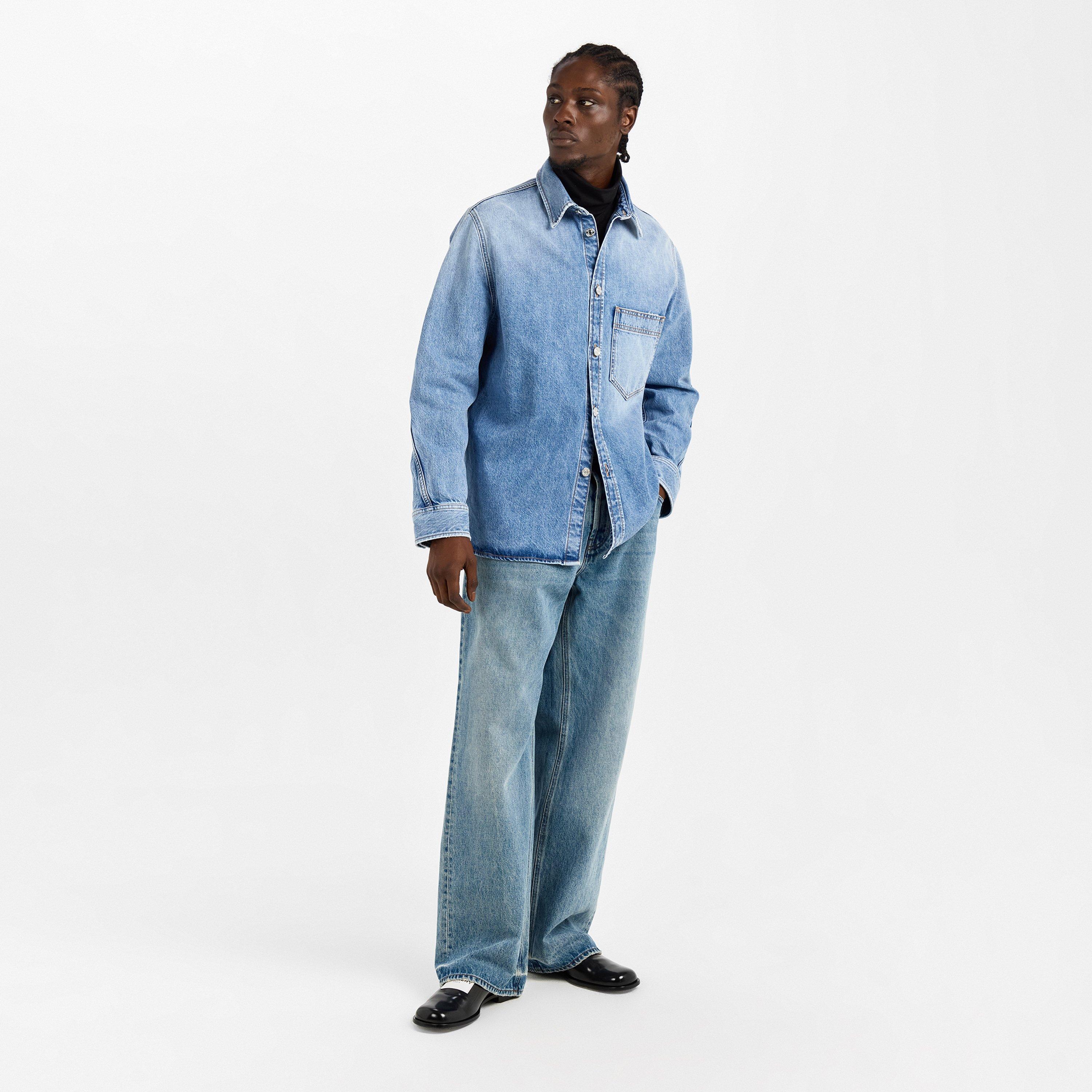 Light blue - GIVENCHY - Men's GIV Denim Overshirt - 6