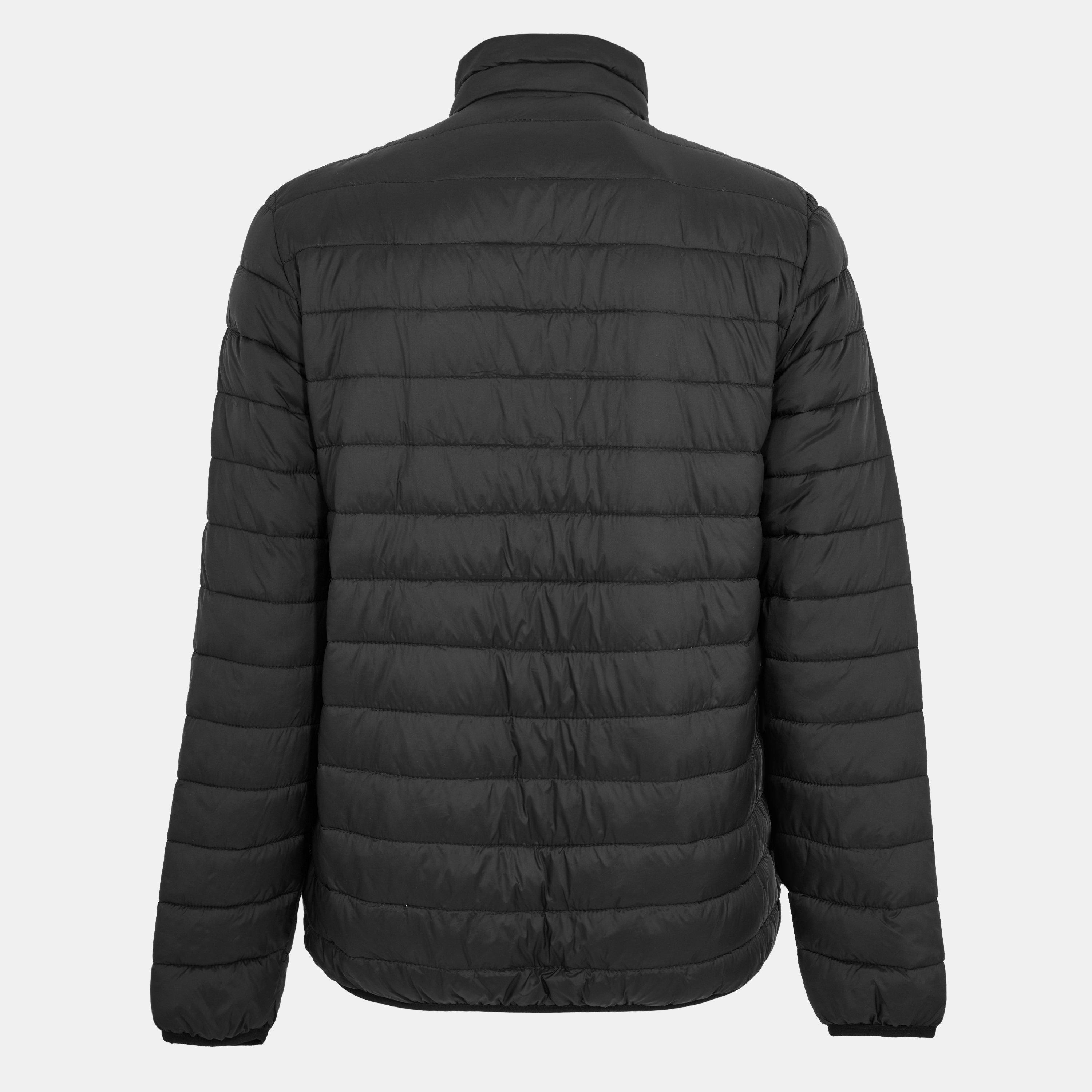 Black - Aquascutum - Men's  Long Sleeve Medium Puffer Jacket - 2