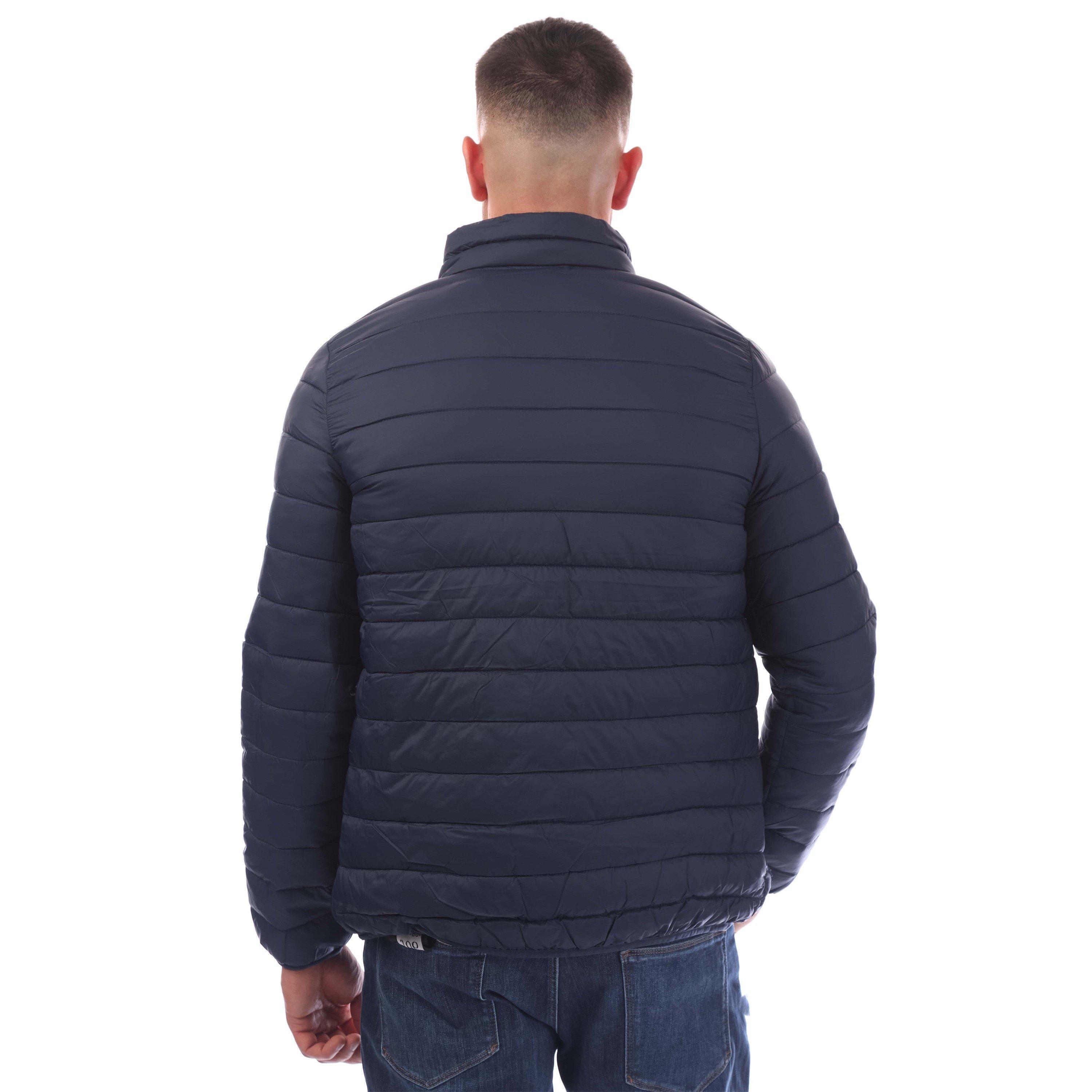 Navy - Aquascutum - Men's  Long Sleeve Medium Puffer Jacket - 3