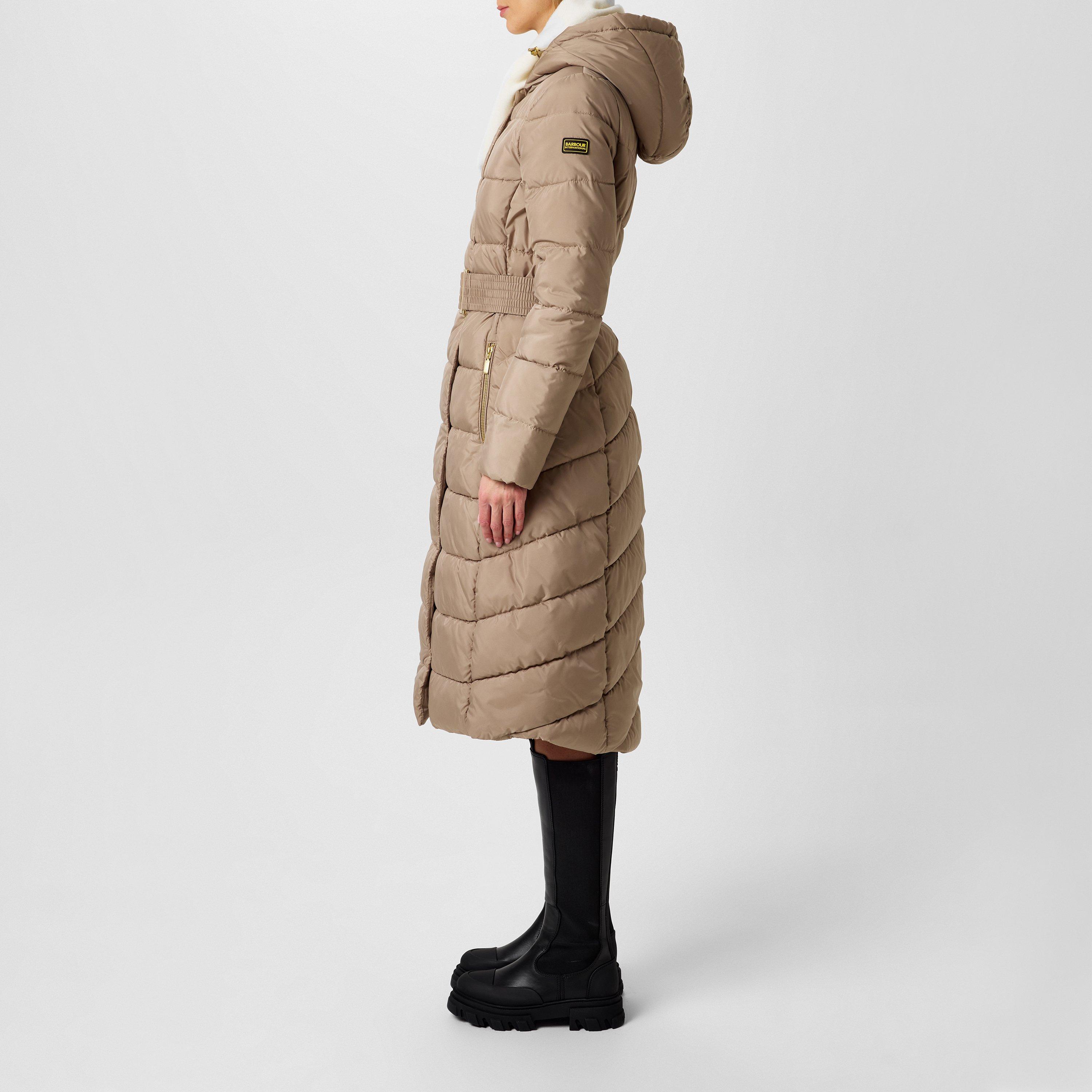 Barbour knee length coat on sale