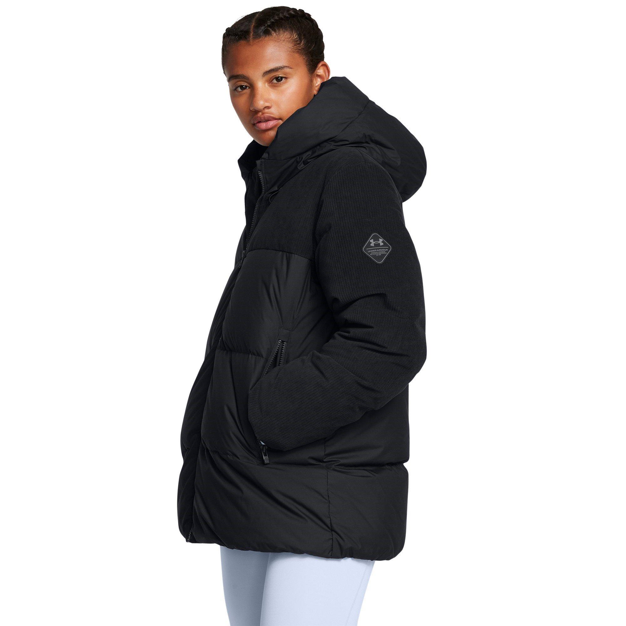 Black - Under Armour - Women's Limitless Cord Quilted Heavyweight Puffer Jacket - 3