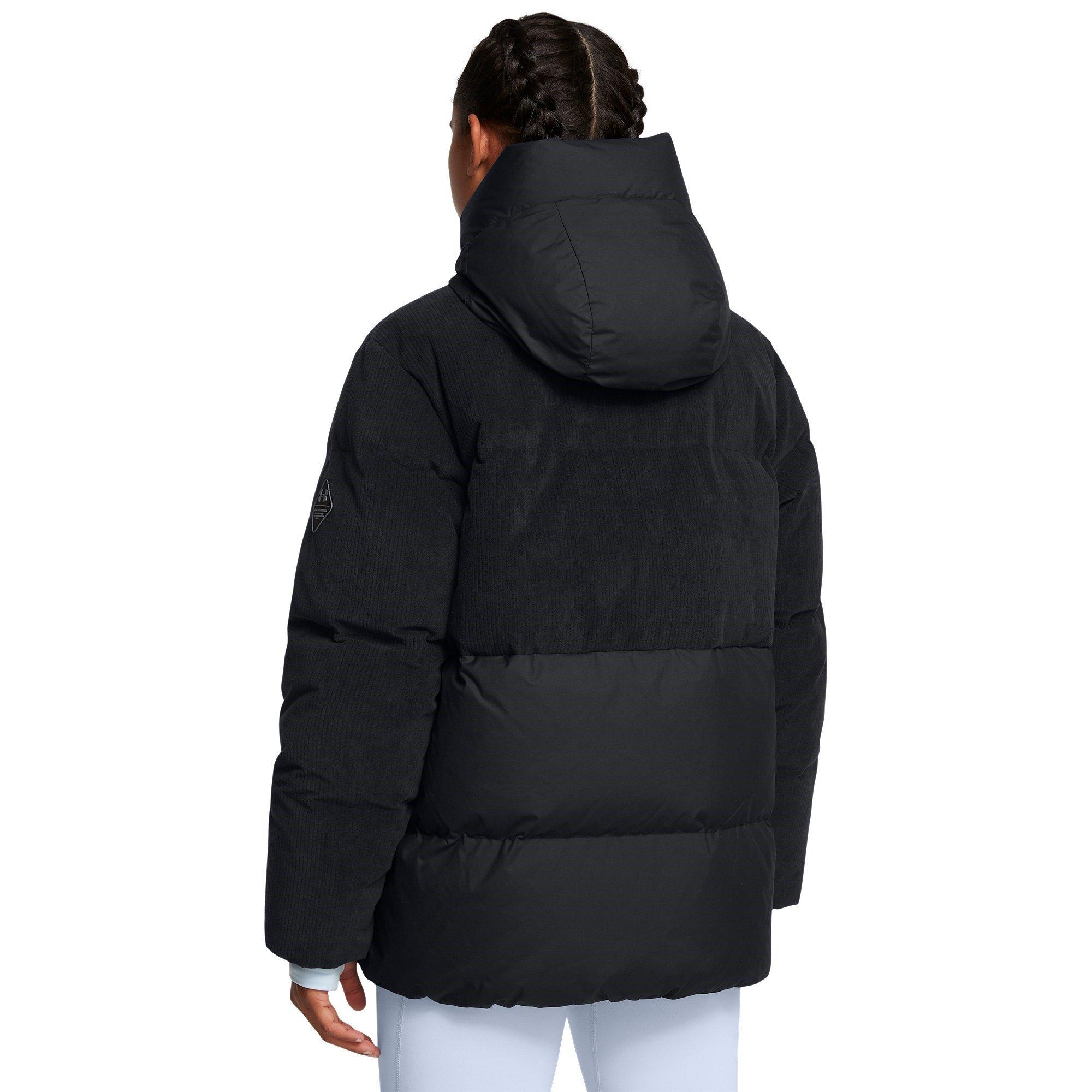 Black - Under Armour - Women's Limitless Cord Quilted Heavyweight Puffer Jacket - 4