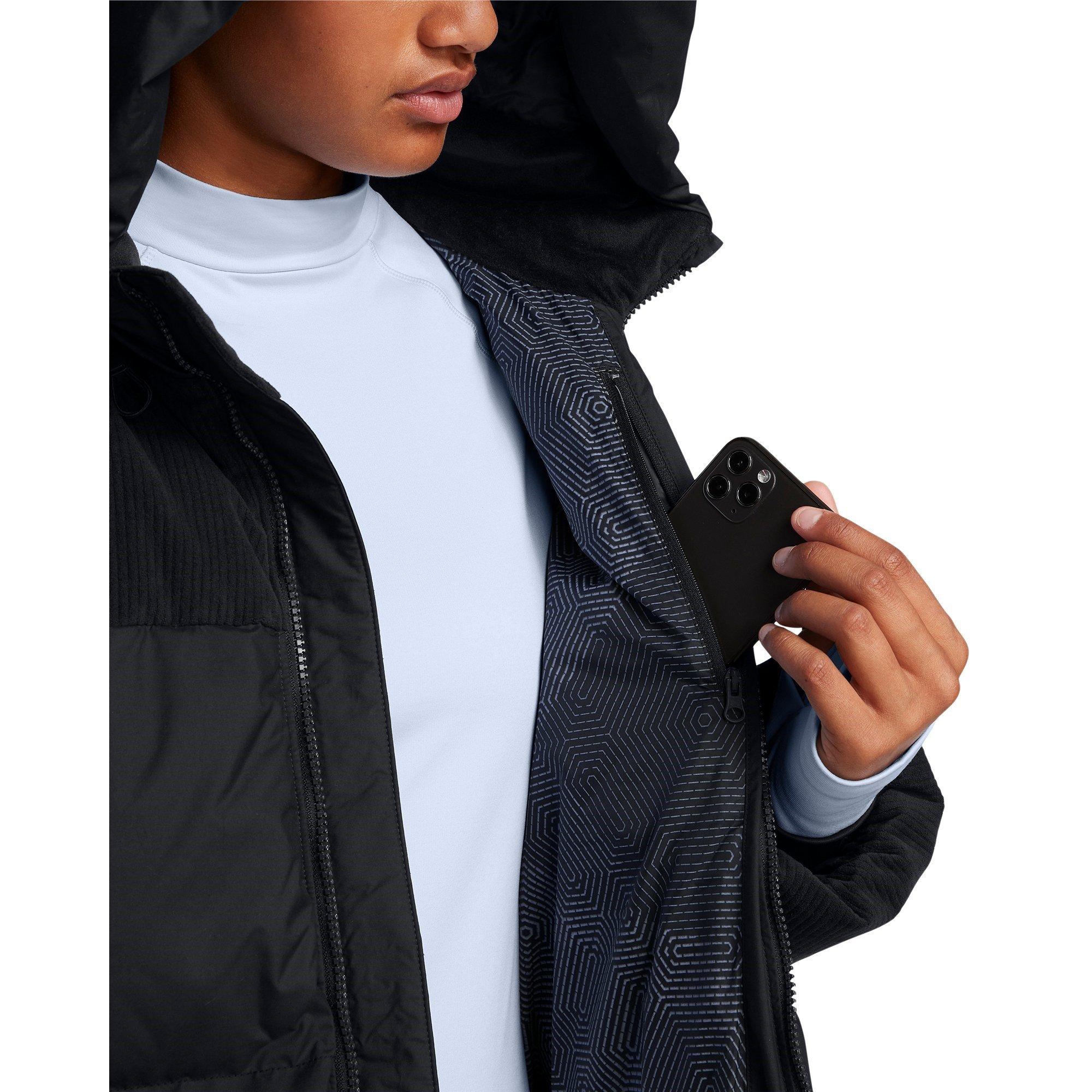 Black - Under Armour - Women's Limitless Cord Quilted Heavyweight Puffer Jacket - 5