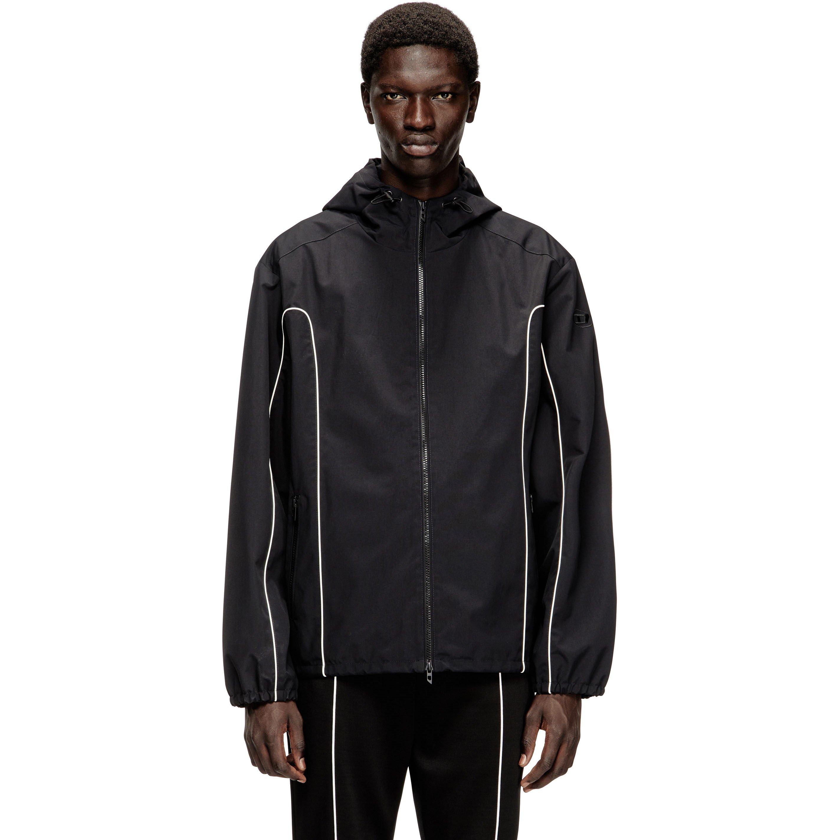 Black - Diesel - Men's Windbreaker - 1