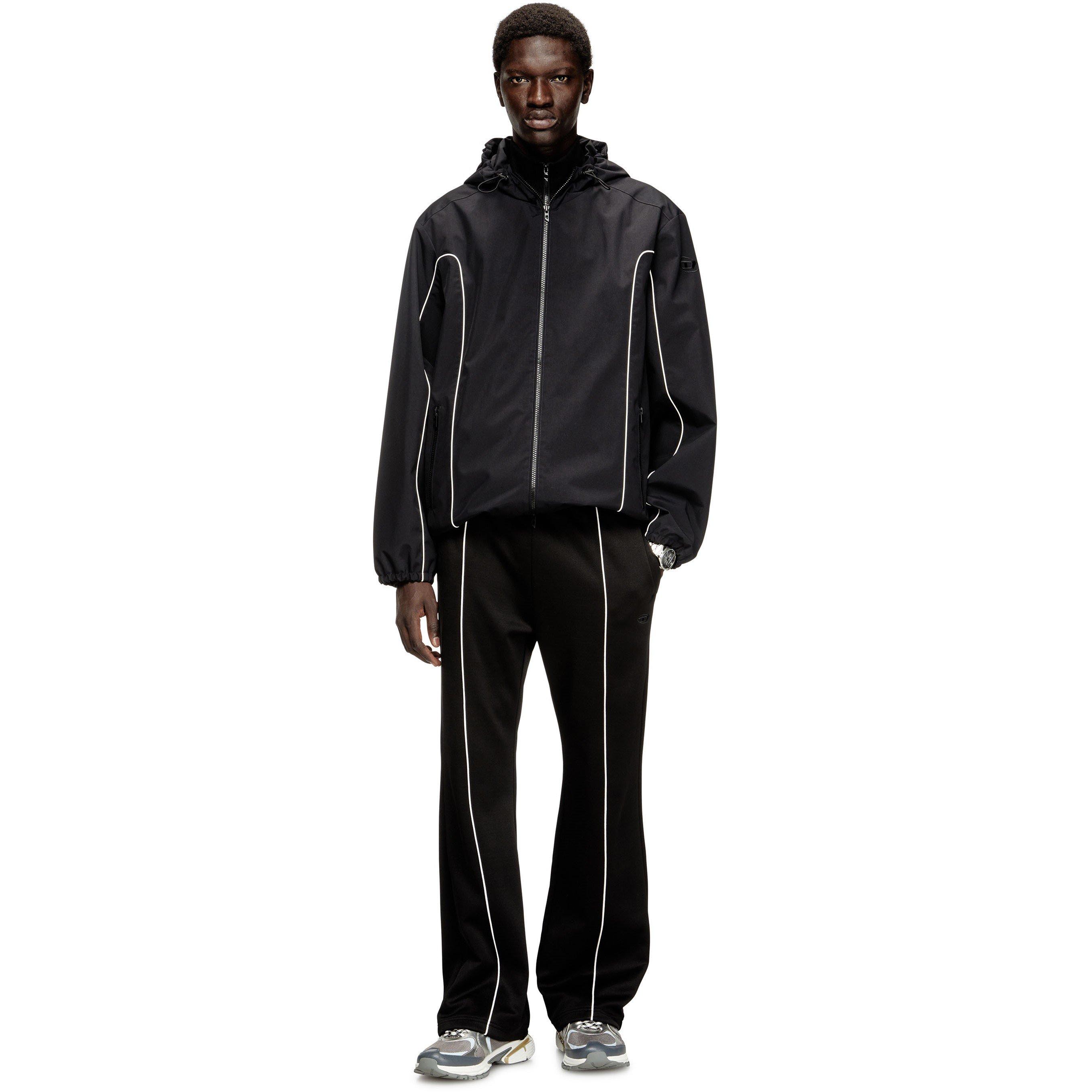 Black - Diesel - Men's Windbreaker - 4
