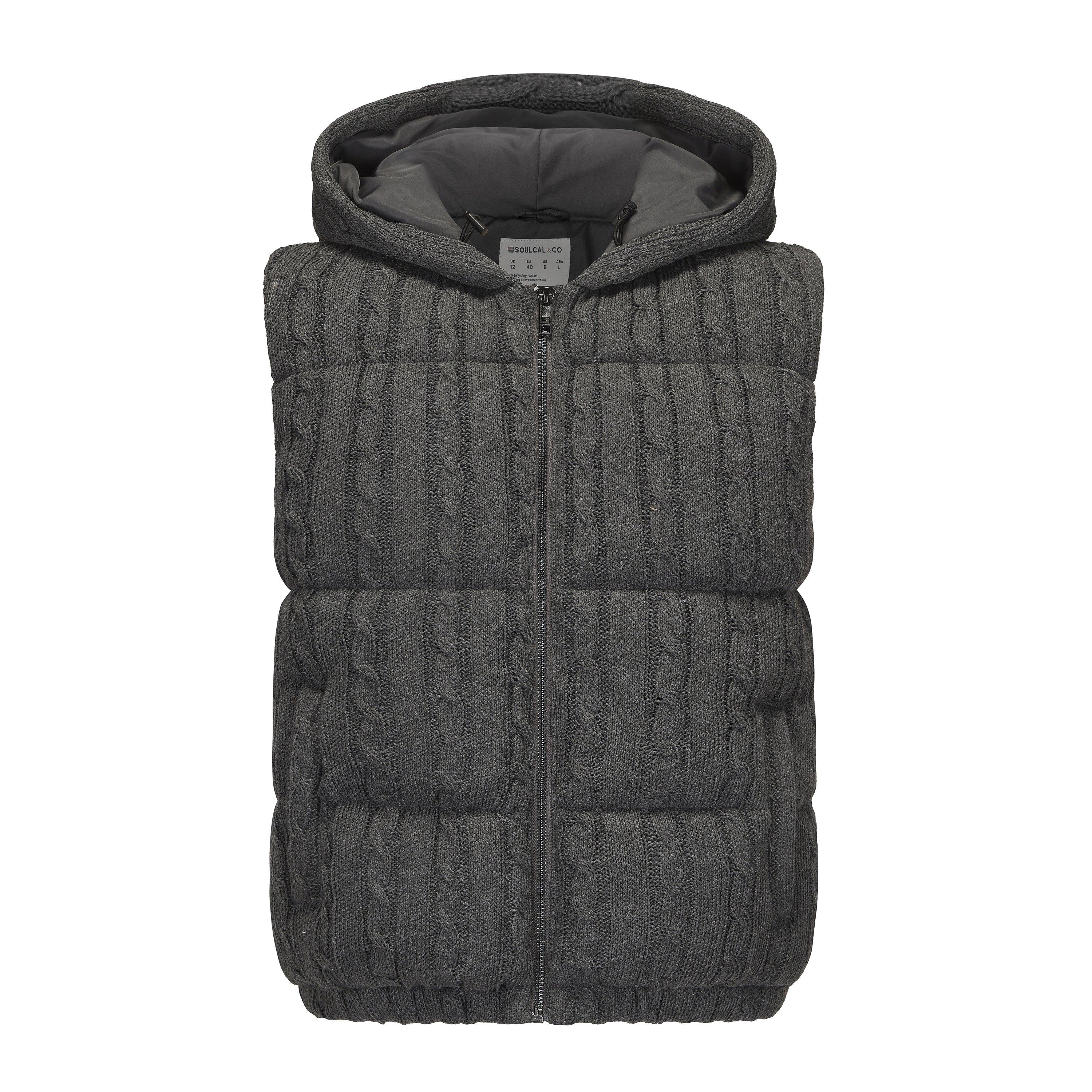Dark grey - SoulCal - Women's Soul Lightweight Structured Quilted Jacket - 1