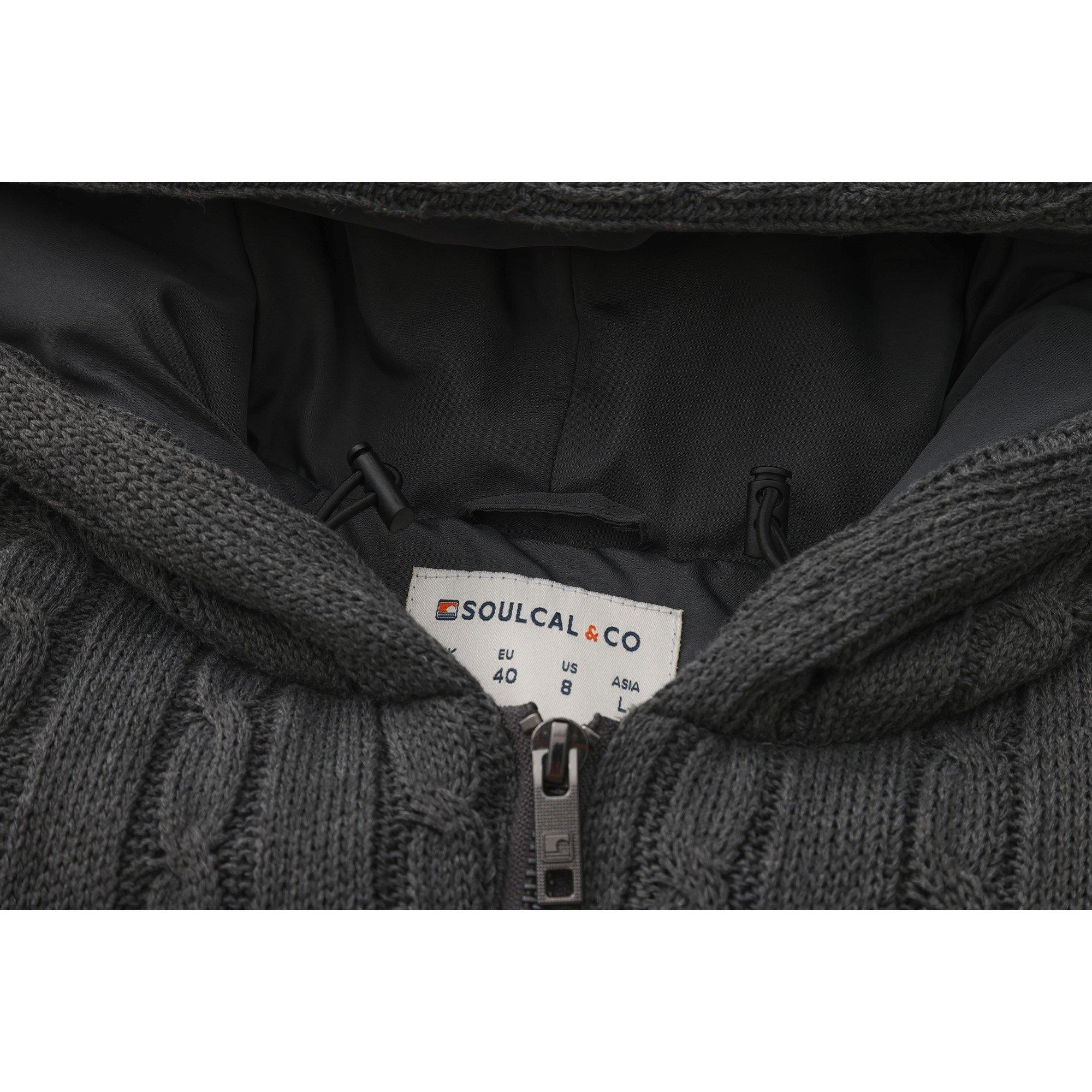 Dark grey - SoulCal - Soul Quilted Jacket - 5