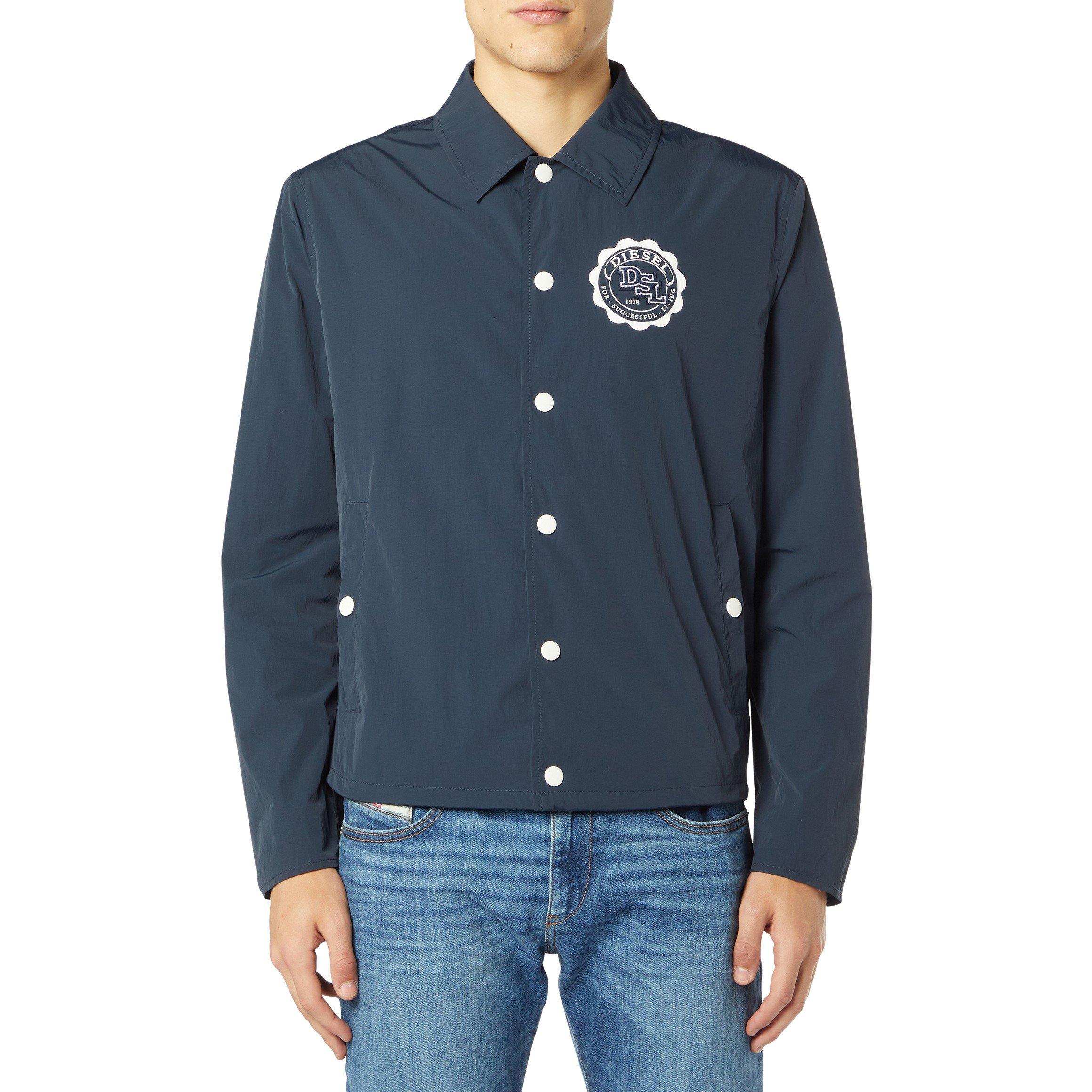 Blue - Diesel - Men's Overshirt - 1