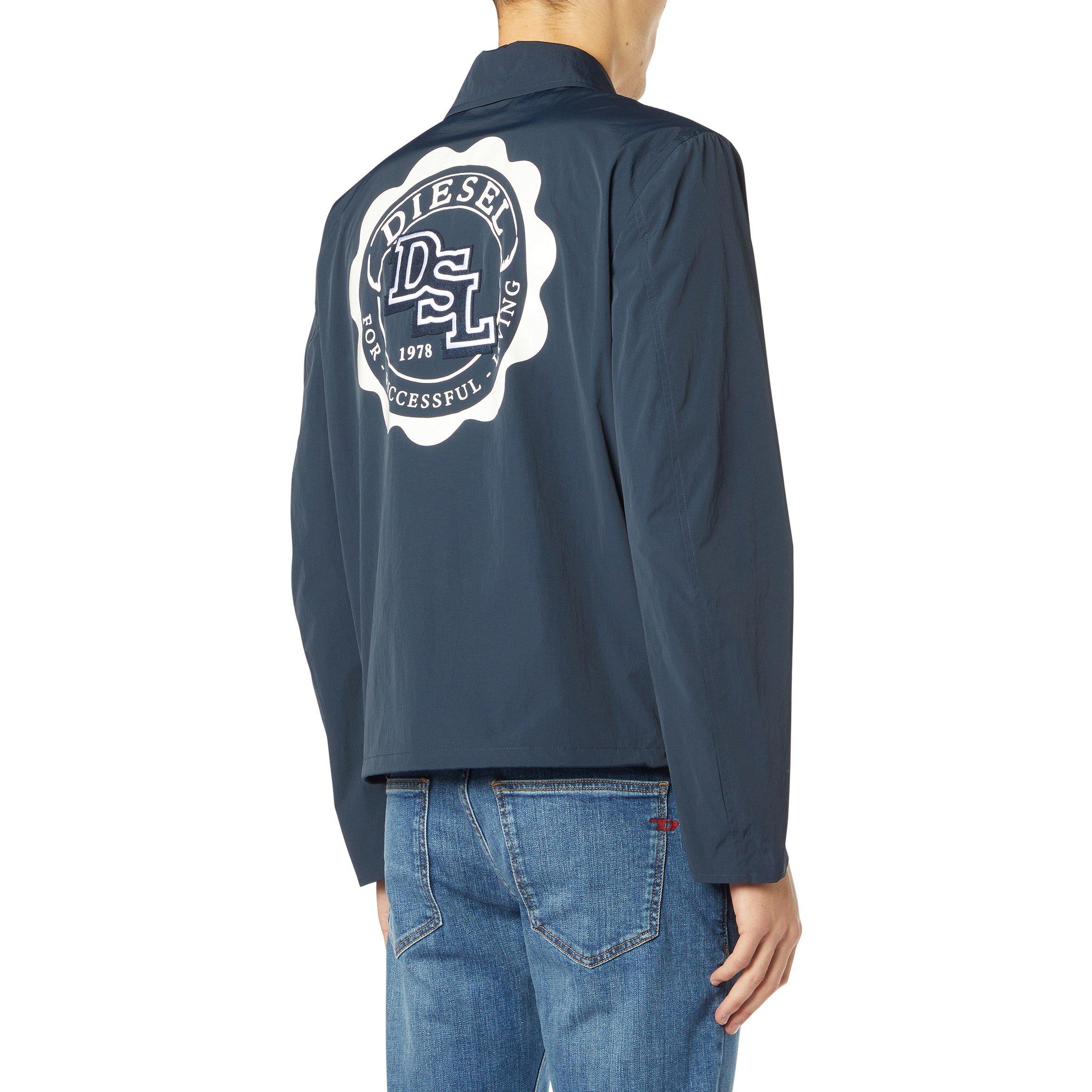 Blue - Diesel - Men's Overshirt - 3