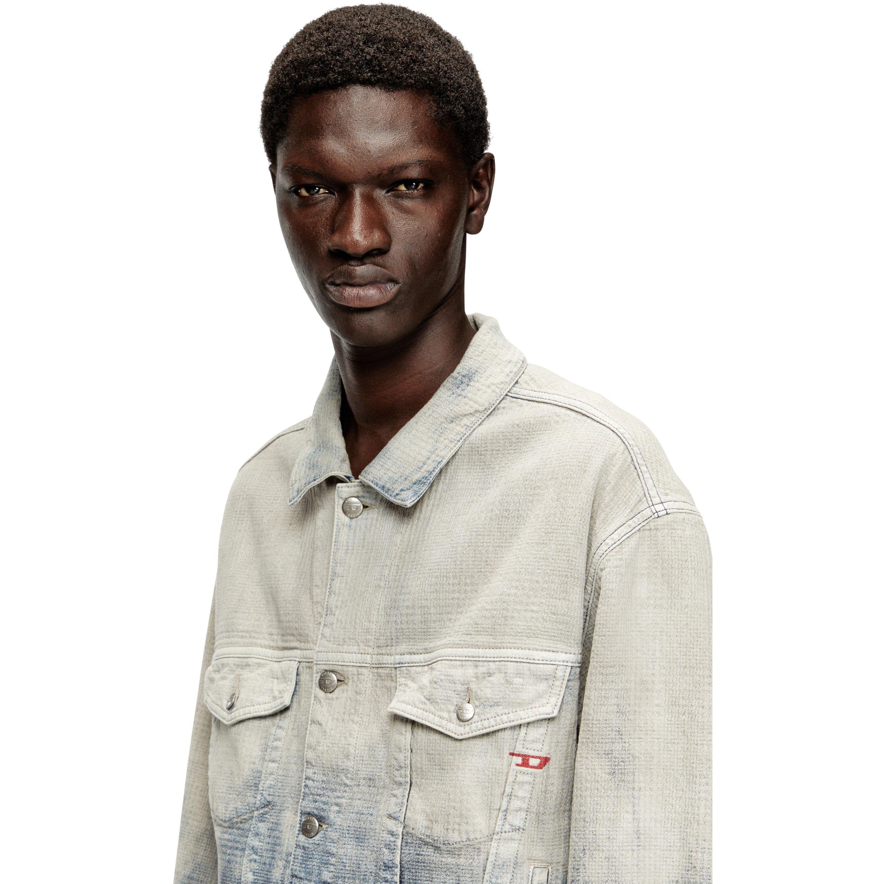 Light Blue - Diesel - Men's Denim Jacket - 3