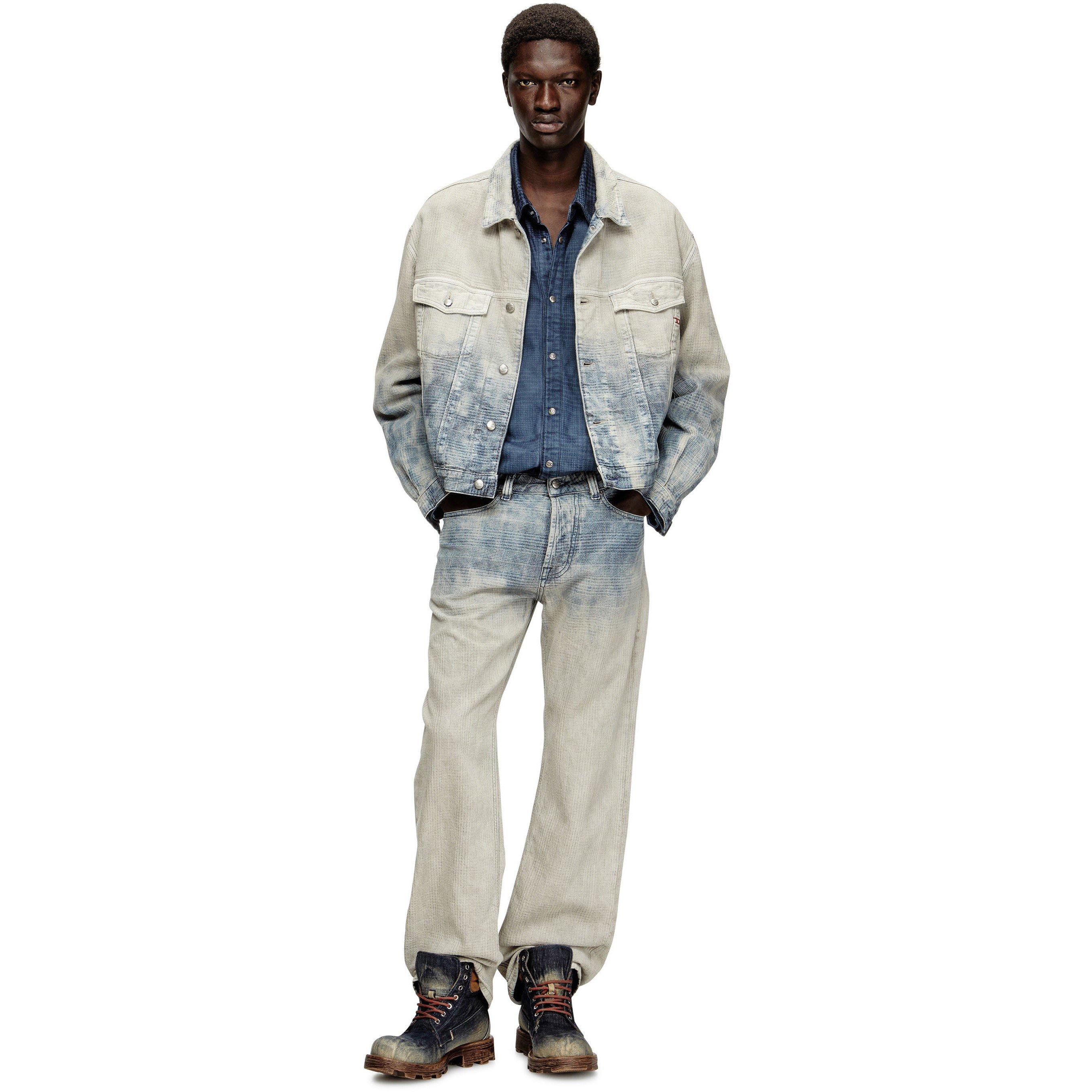 Light Blue - Diesel - Men's Denim Jacket - 4
