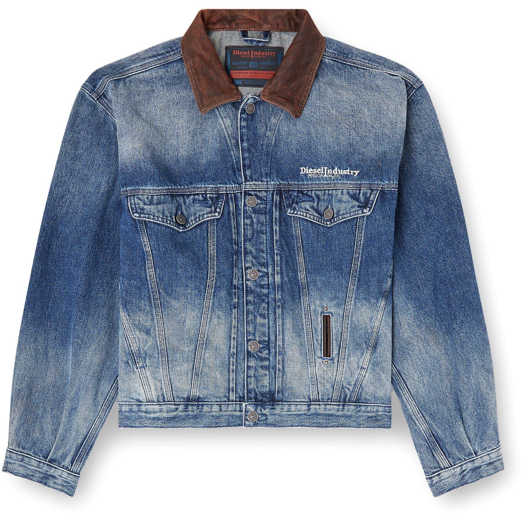 Mid Blue - Diesel - Men's Denim Jacket - 1