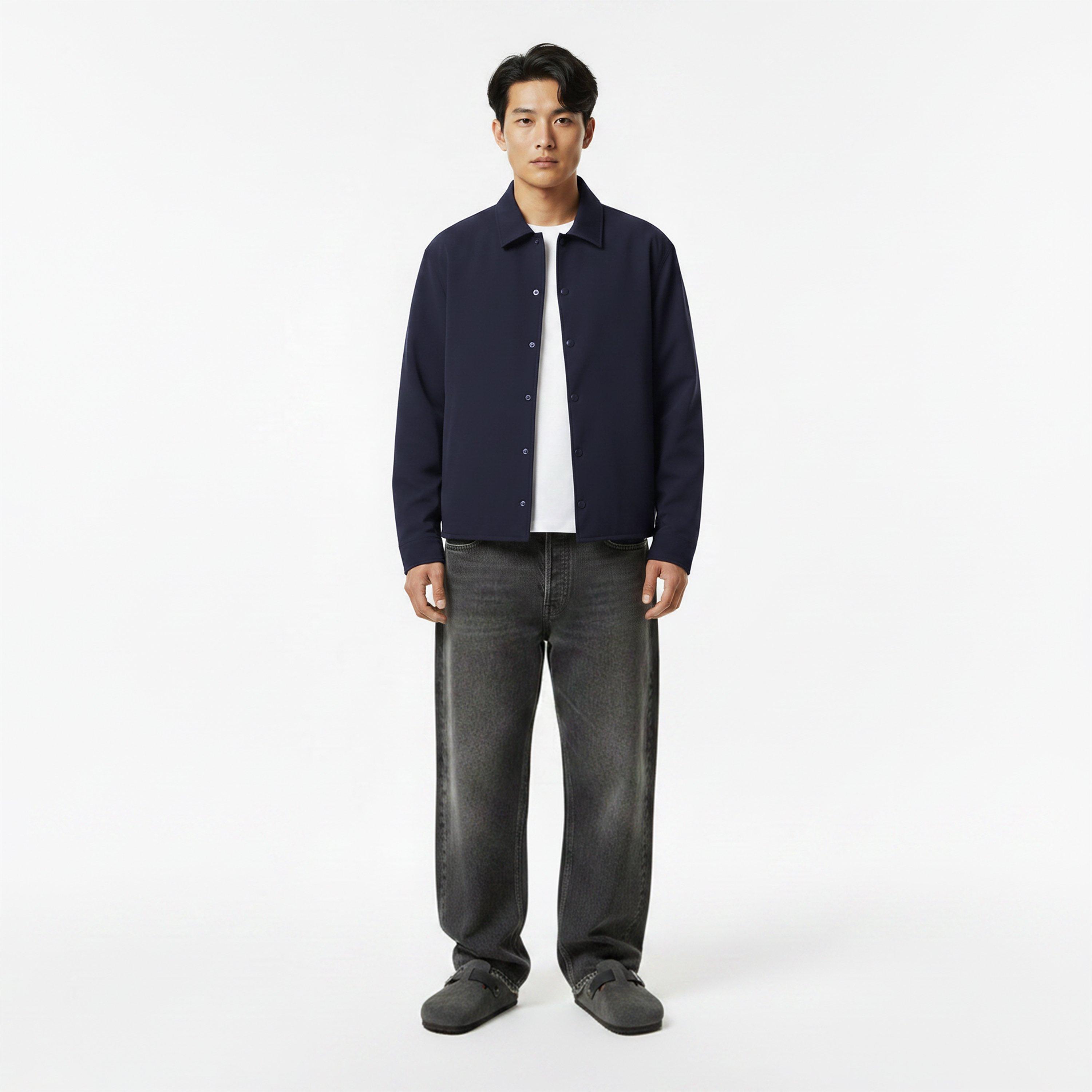 Jet Black - Guess - Men's Achill Overshirt - 5