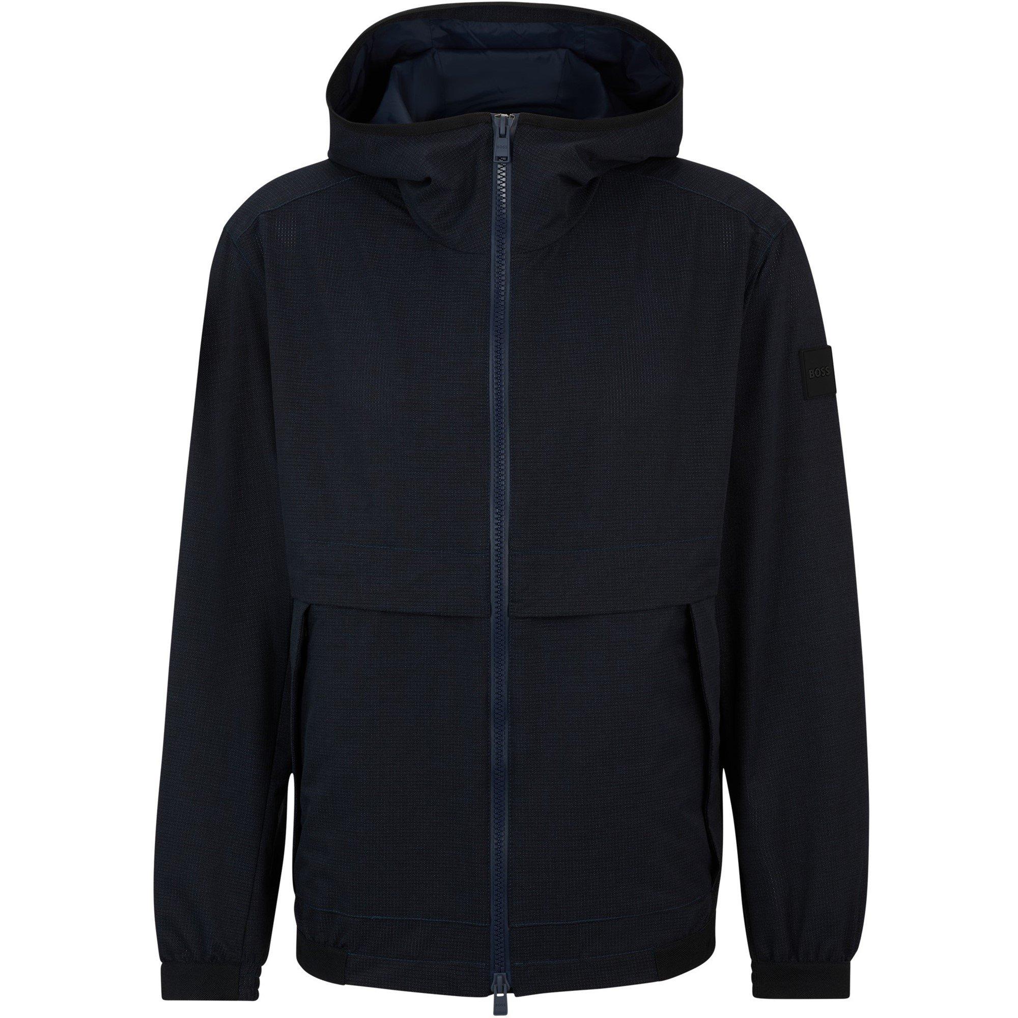 Boss Men's P Crispian Formal Coat - Dark Blue - L
