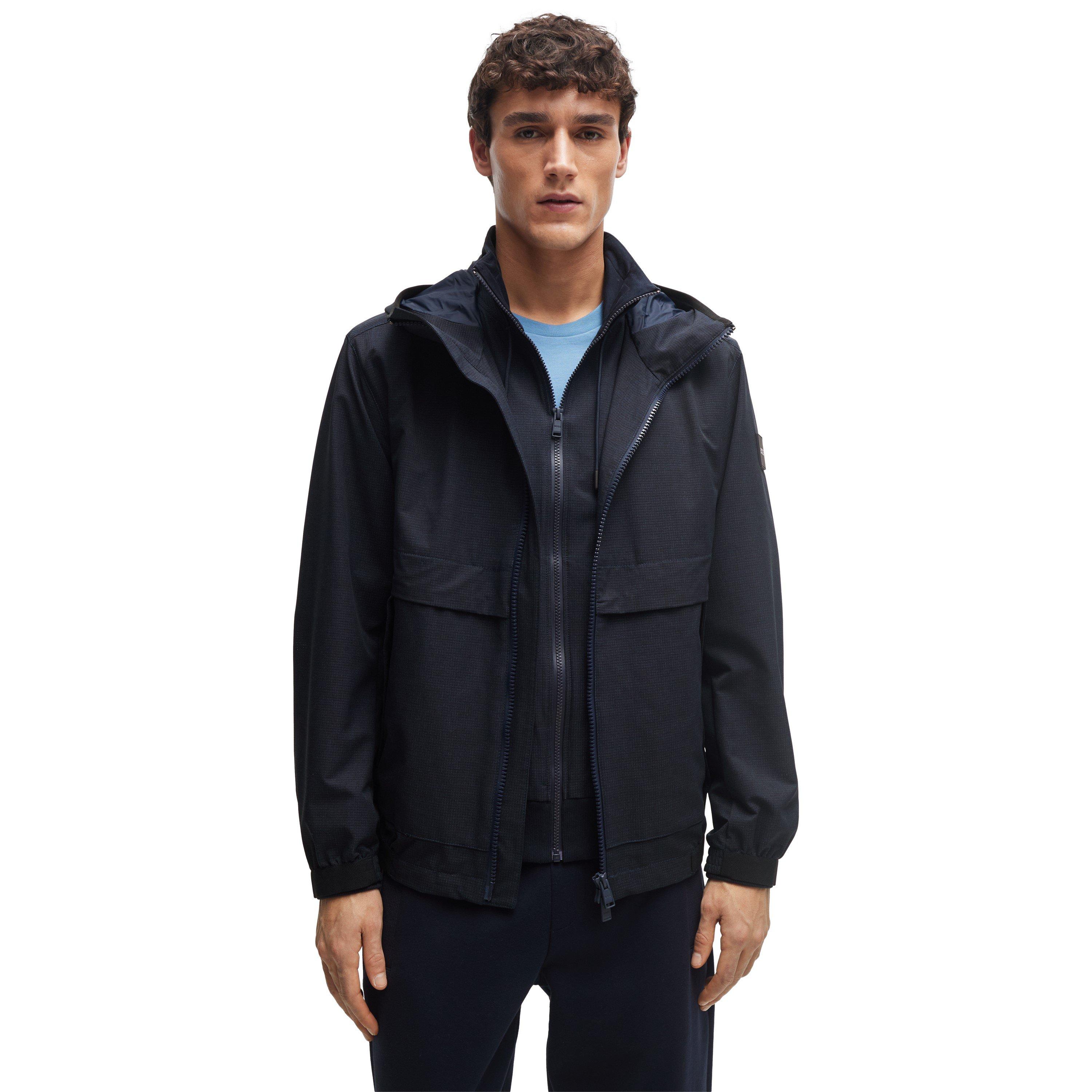 Dark Blue - Boss - Men's P Crispian Formal Coat - 2