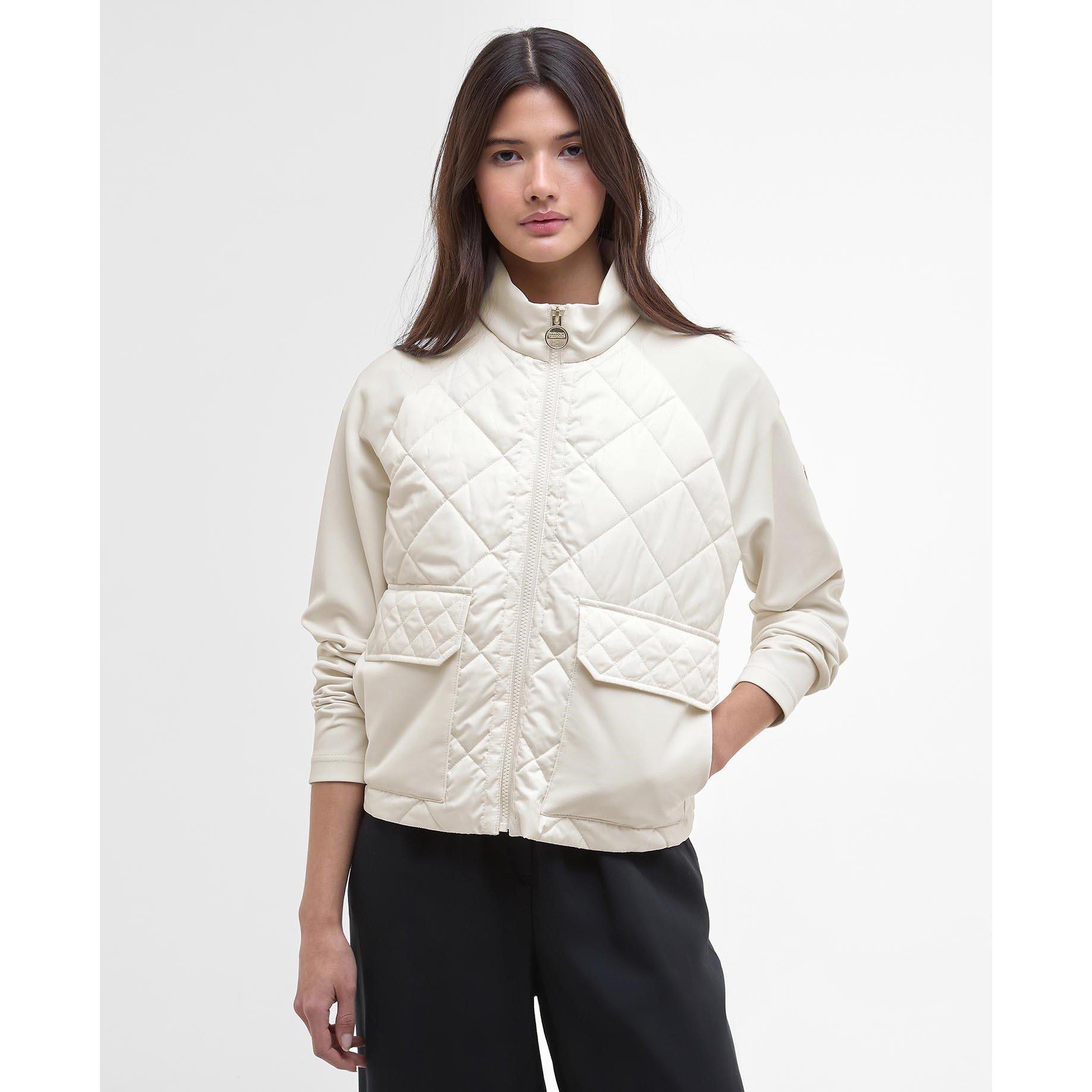 Neutral - Barbour International - Women's B.Intense Ebony Diamond Quilted Jacket - 2