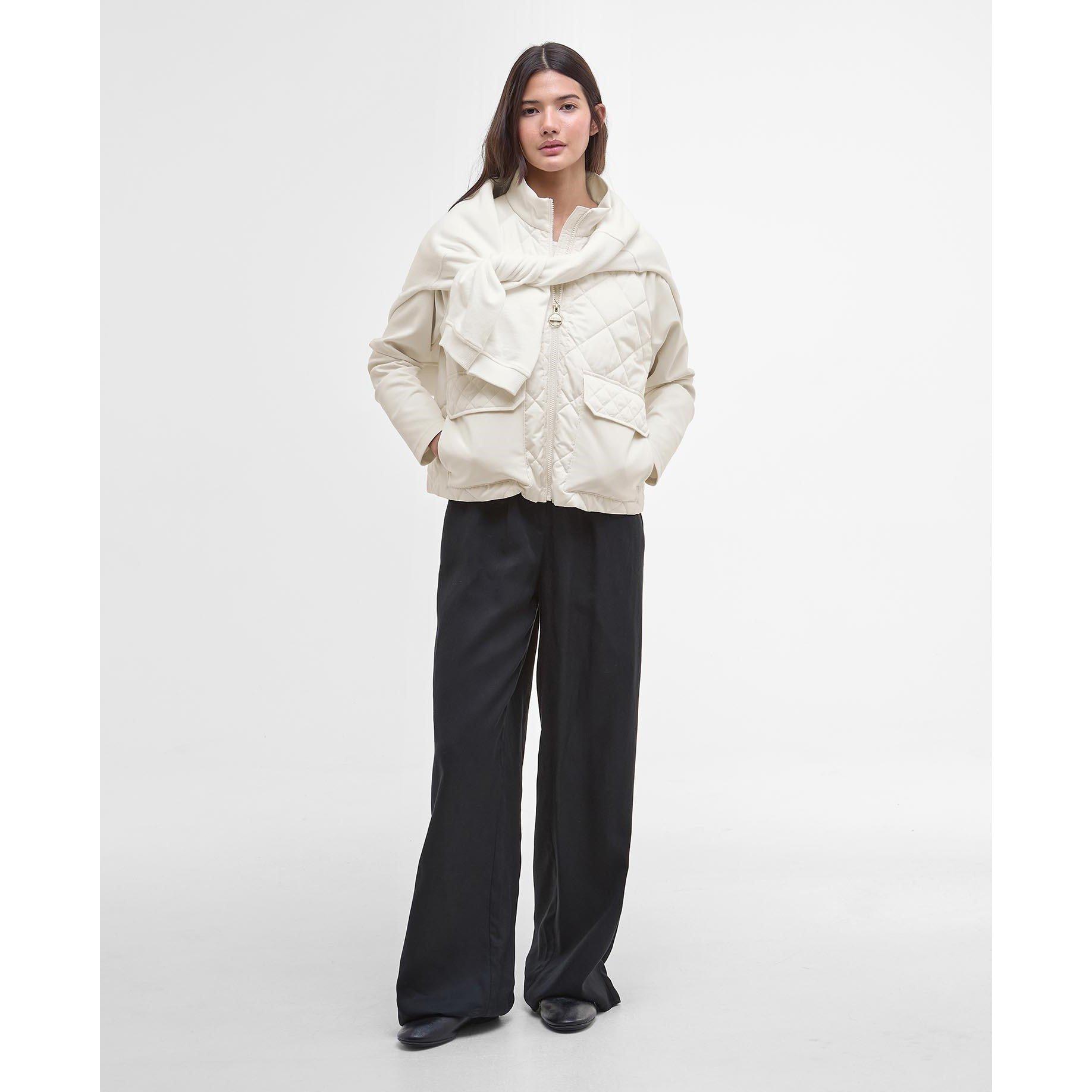 Neutral - Barbour International - Women's B.Intense Ebony Diamond Quilted Jacket - 7