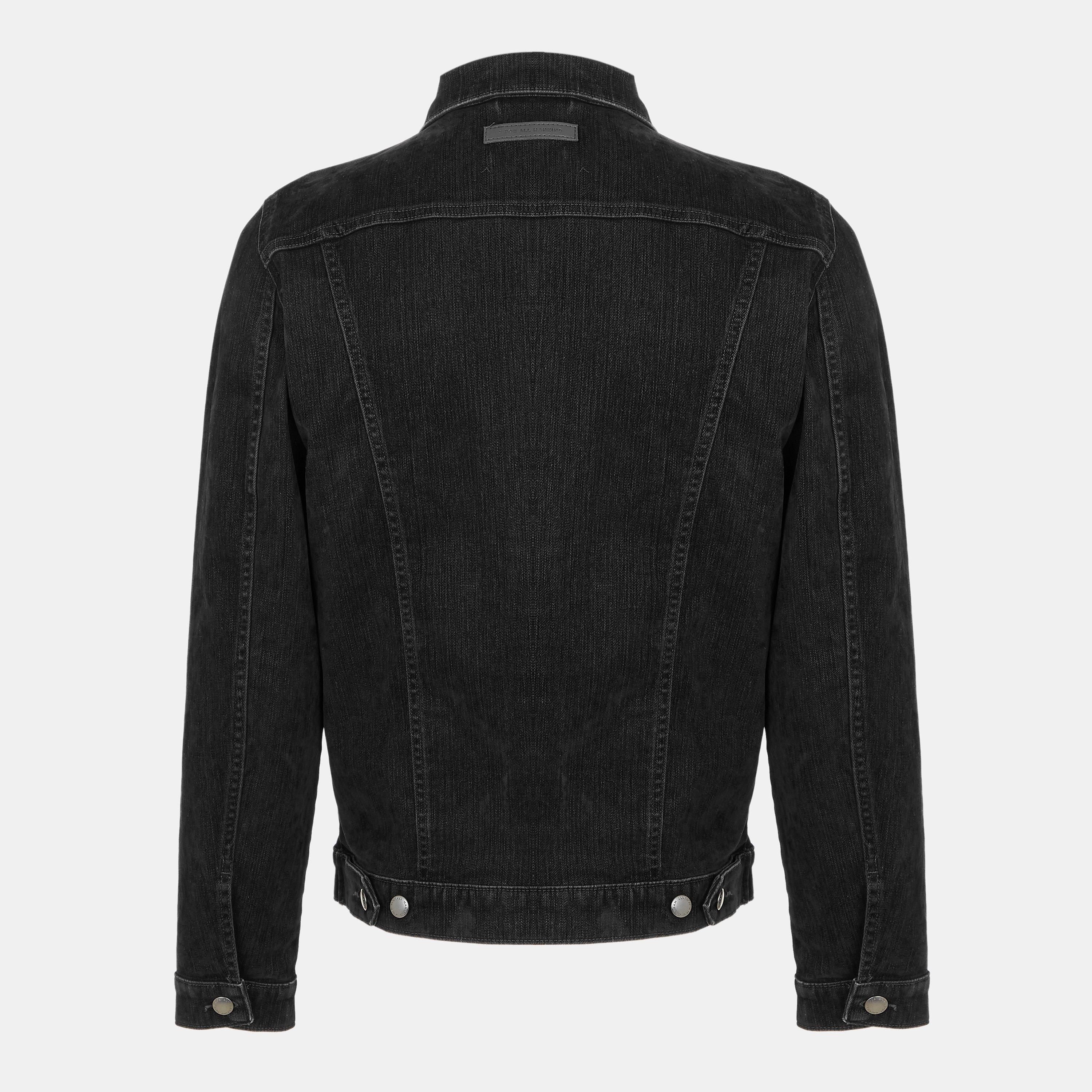 Lava Black - 7 For All Mankind - Men's Perfect Denim Jacket - 2