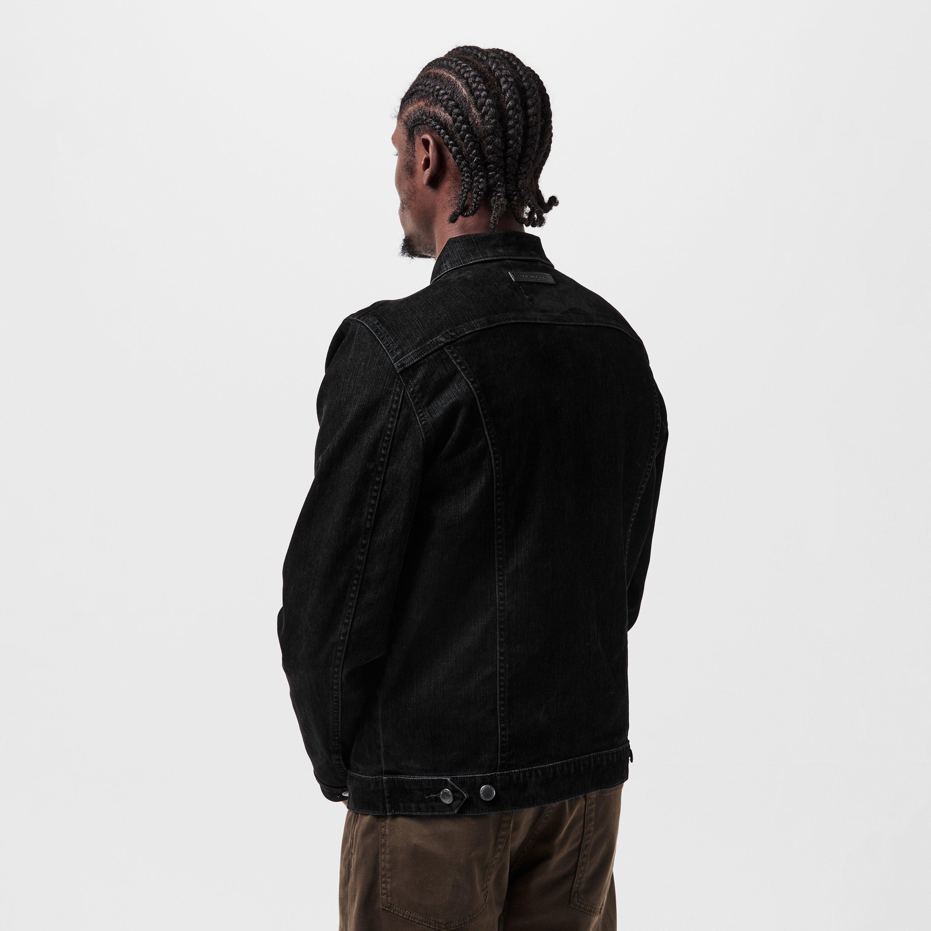 Lava Black - 7 For All Mankind - Men's Perfect Denim Jacket - 4