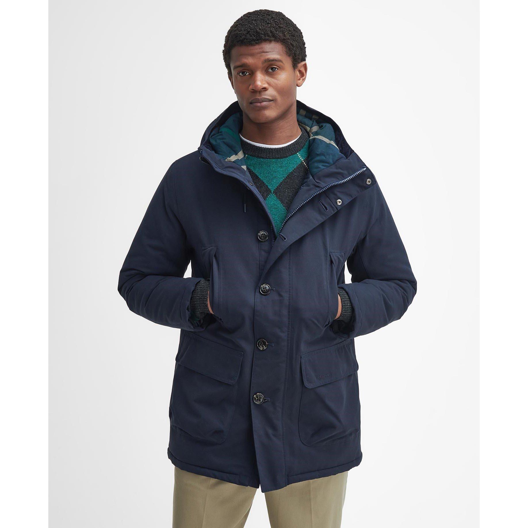 Navy NY71 - Barbour - Winter Beaufort Waterproof Parka - 2