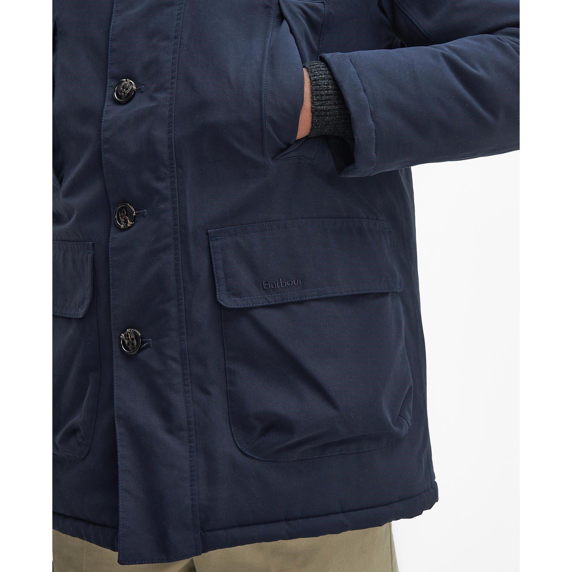 Navy NY71 - Barbour - Winter Beaufort Waterproof Parka - 5