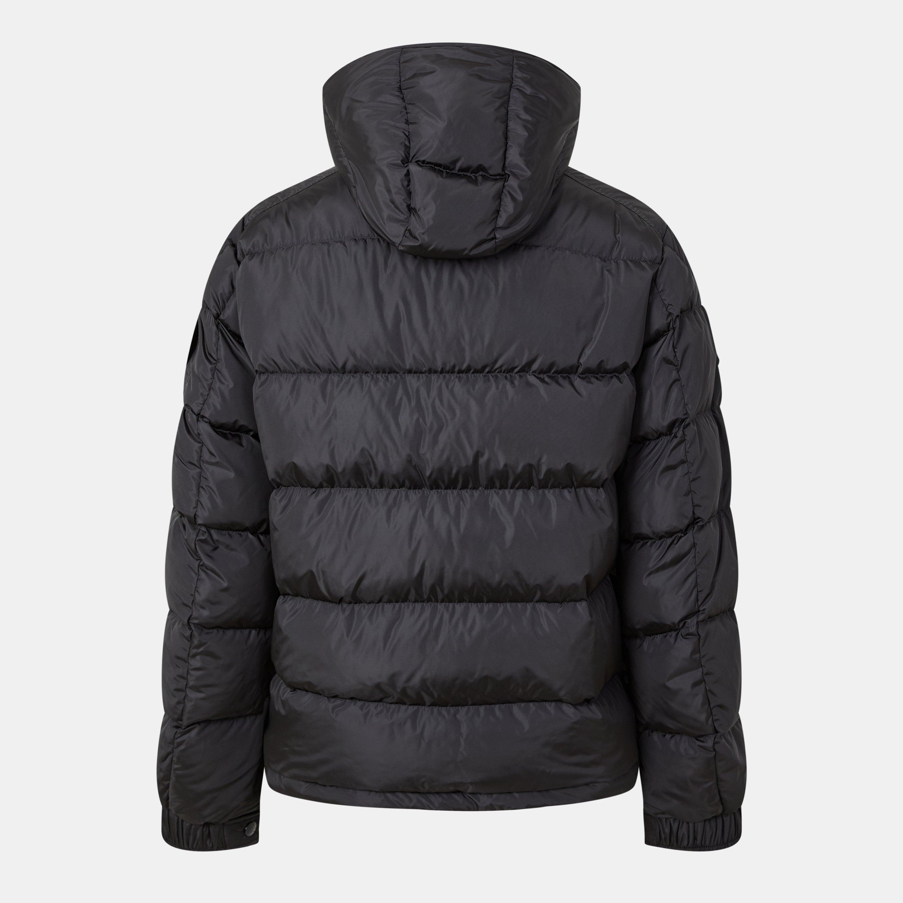 Black 999 - Moncler - Men's Maya Down Long Sleeve Short Puffer Jacket - 2