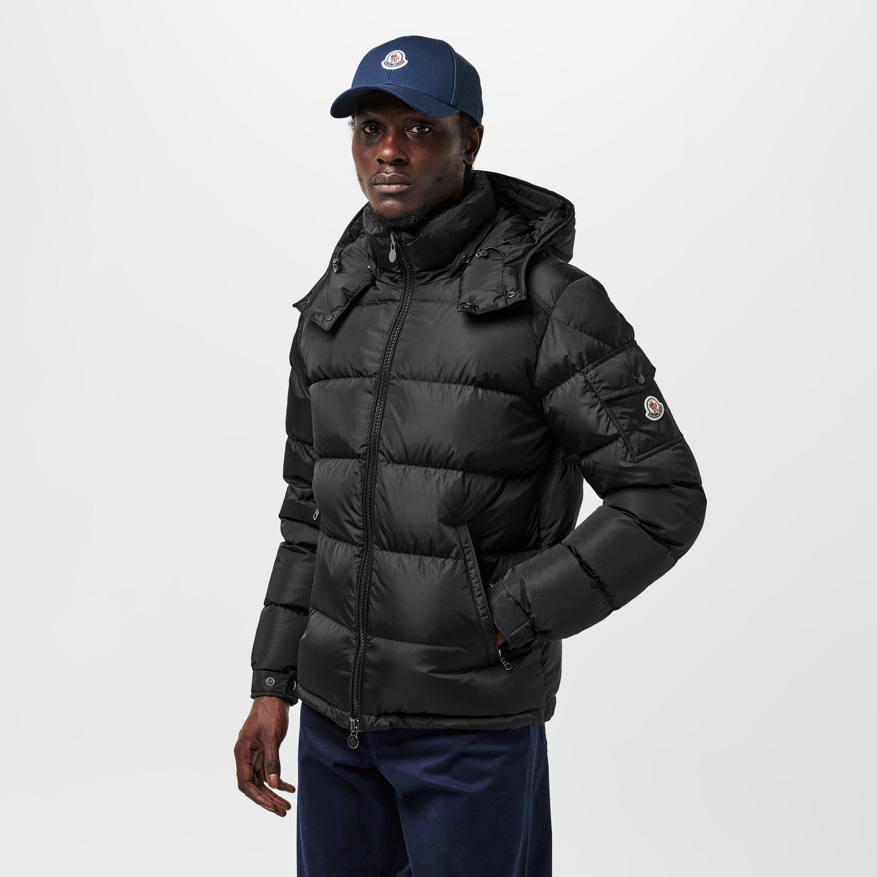 Black 999 - Moncler - Men's Maya Down Long Sleeve Short Puffer Jacket - 3