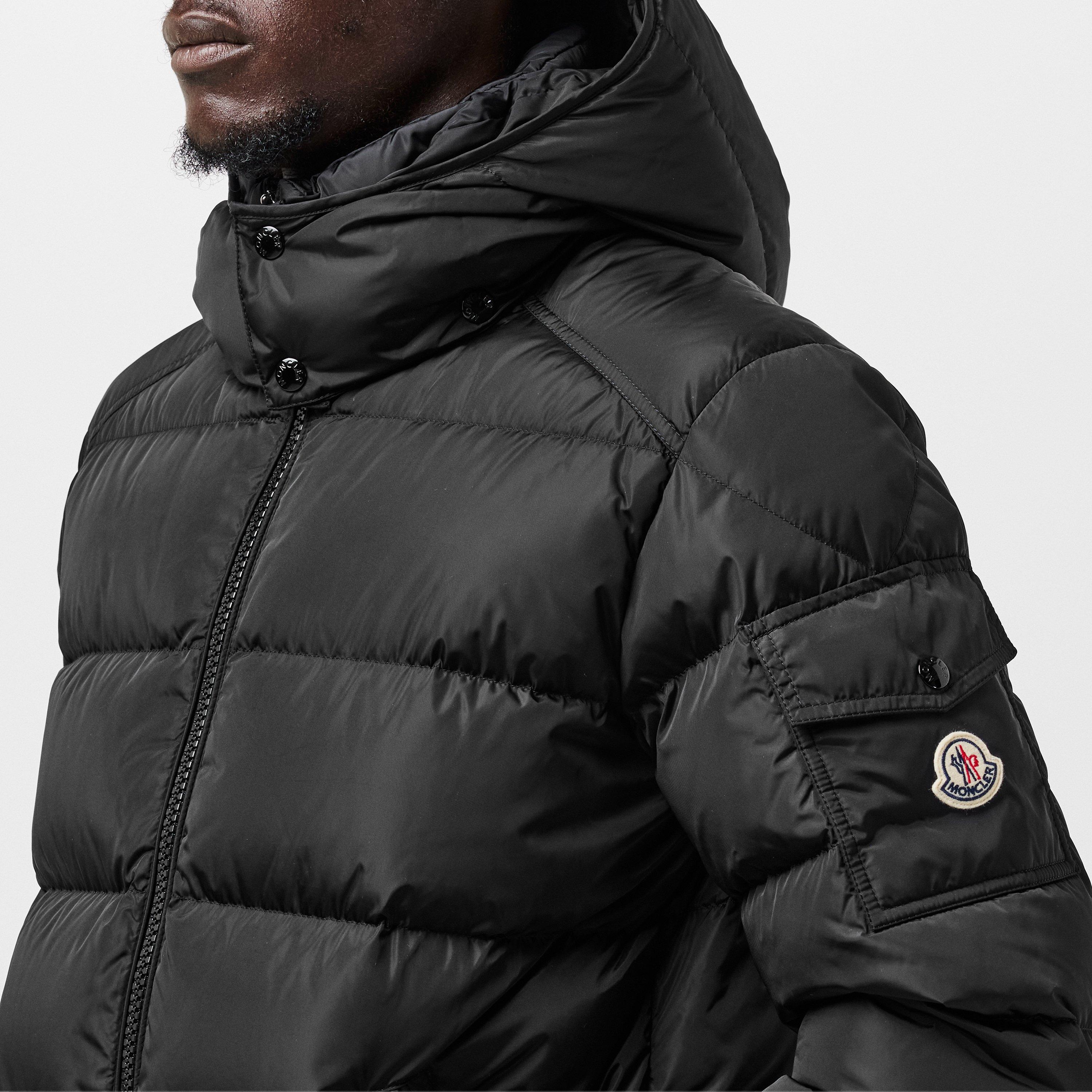 Black 999 - Moncler - Men's Maya Down Long Sleeve Short Puffer Jacket - 5