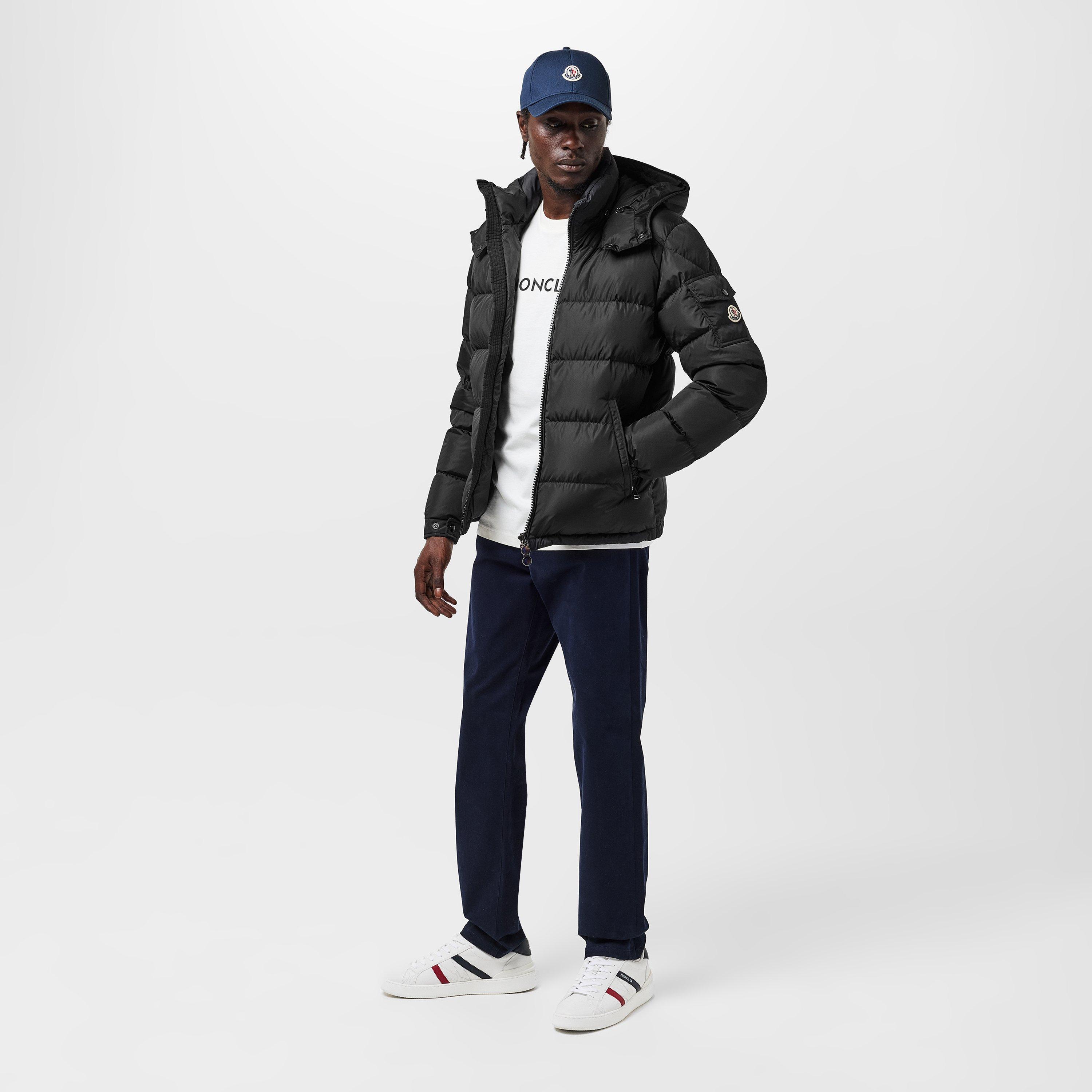 Black 999 - Moncler - Men's Maya Down Long Sleeve Short Puffer Jacket - 6