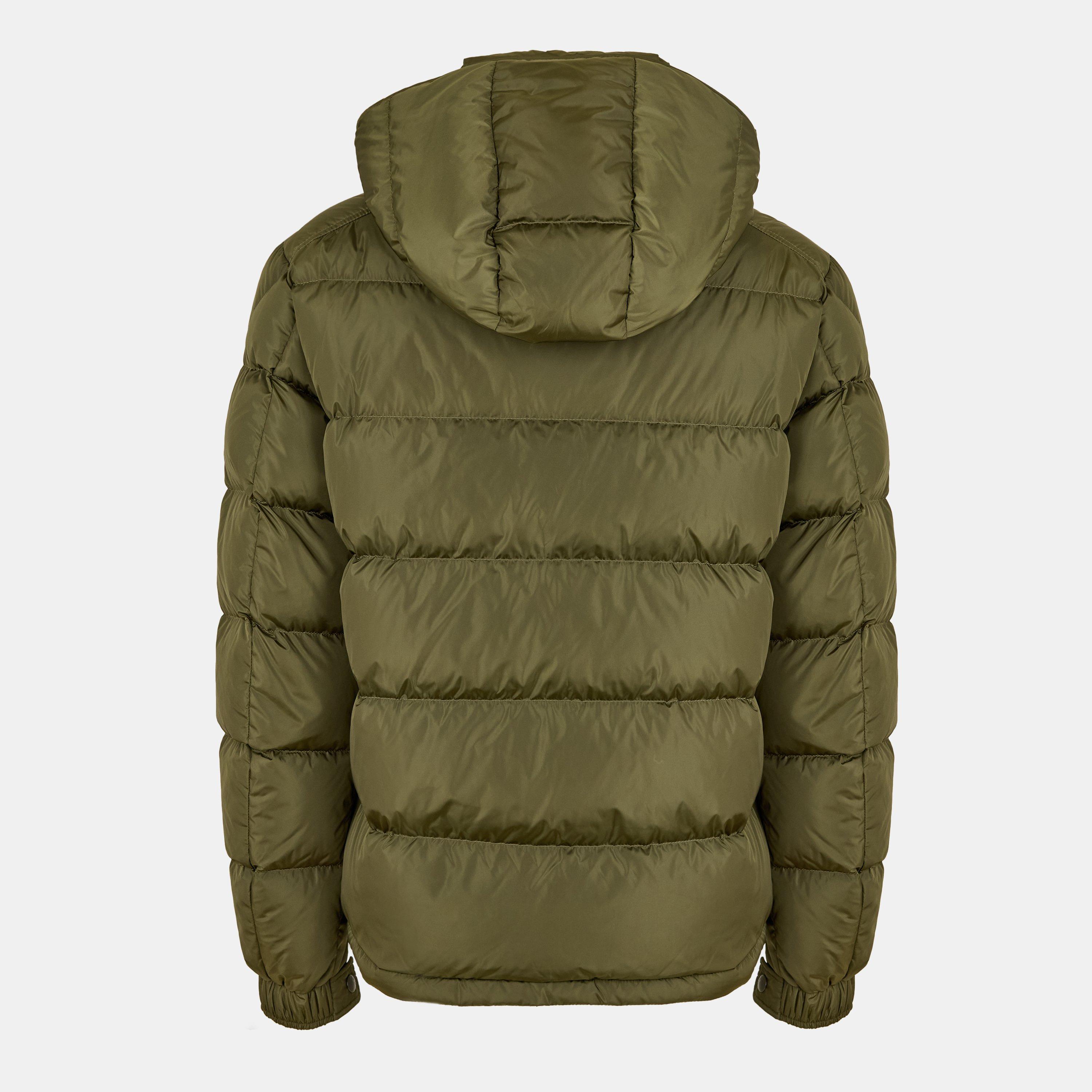 Khaki 825 - Moncler - Men's Maya Down Long Sleeve Short Puffer Jacket - 2