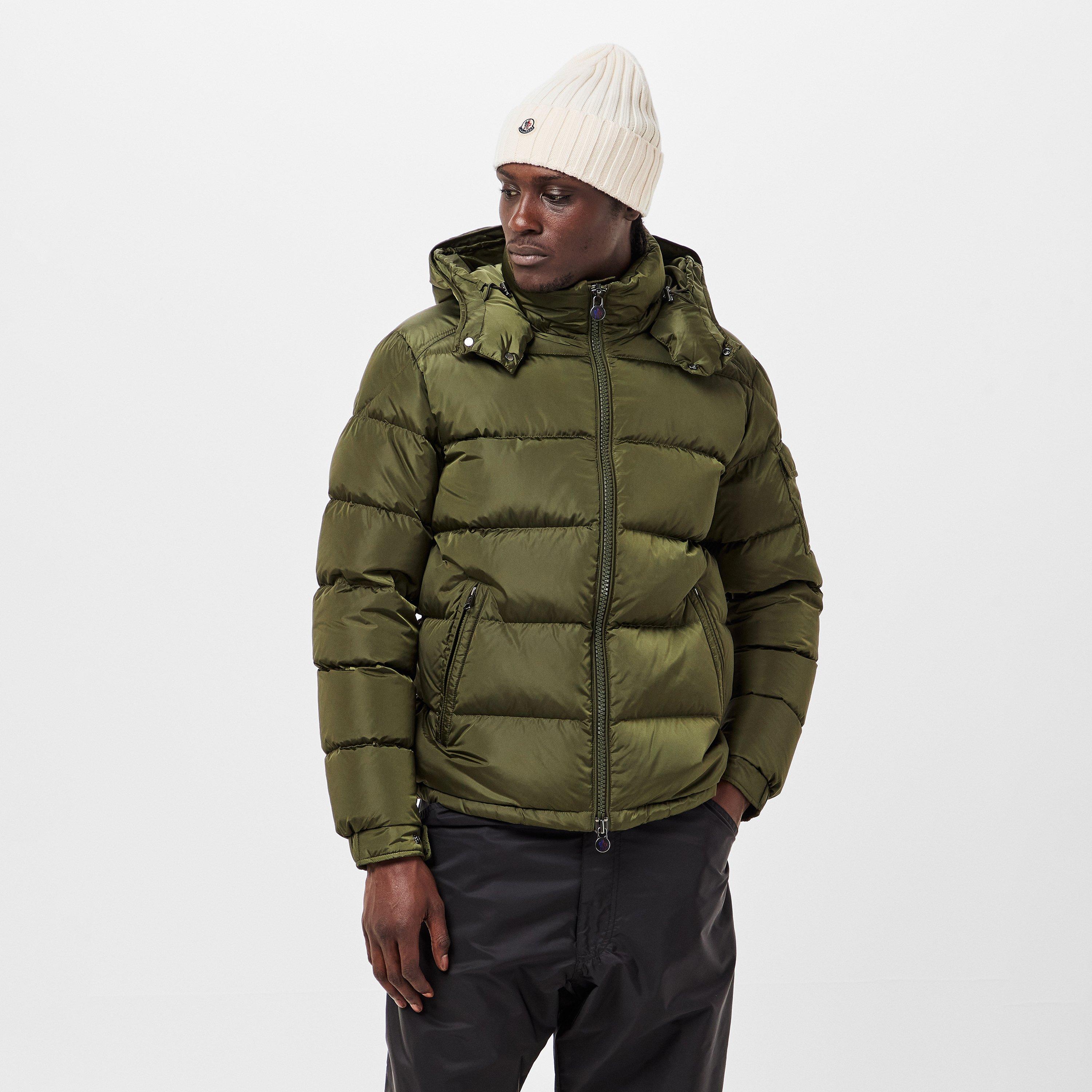 Khaki 825 - Moncler - Men's Maya Down Long Sleeve Short Puffer Jacket - 3