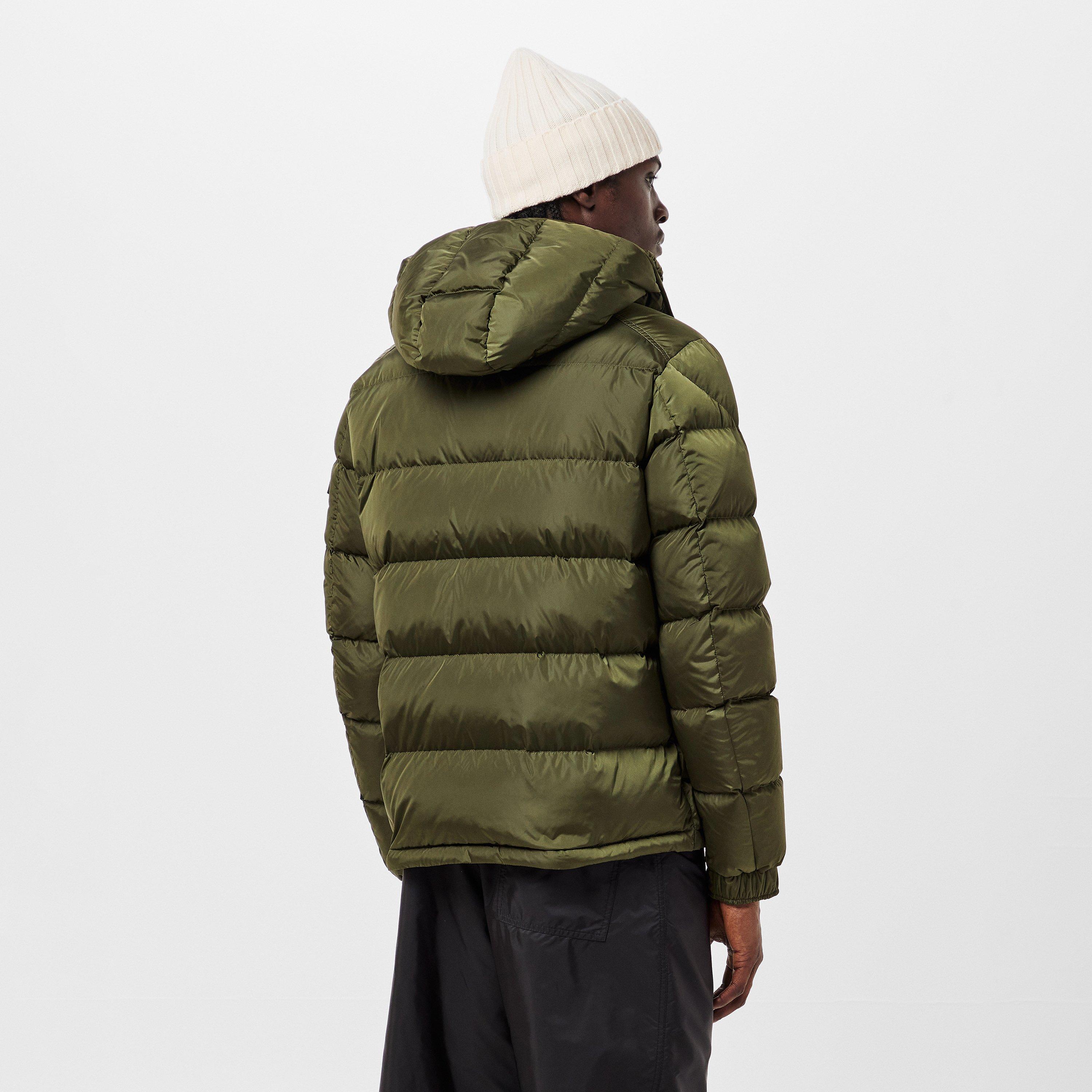 Khaki 825 - Moncler - Men's Maya Down Long Sleeve Short Puffer Jacket - 4