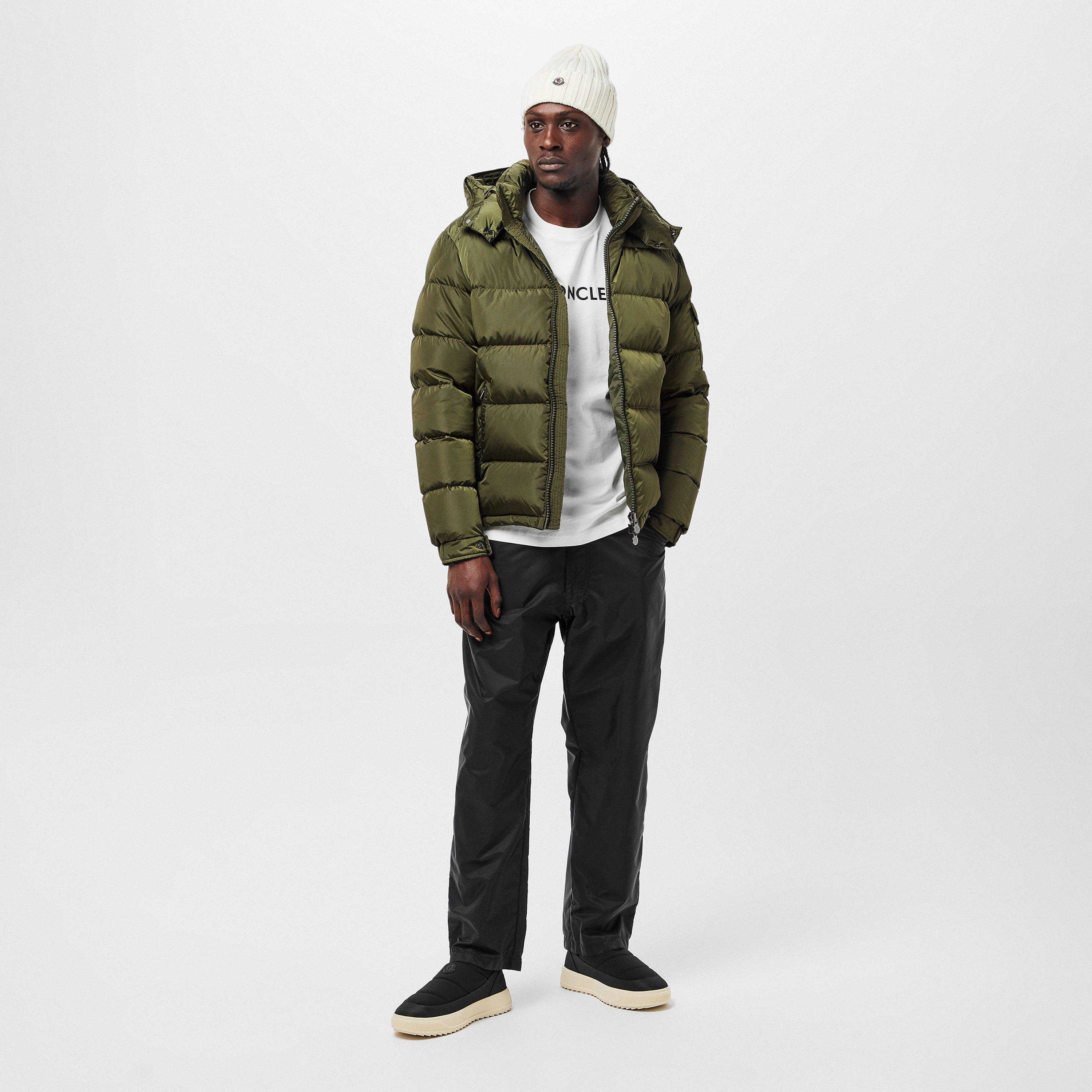 Khaki 825 - Moncler - Men's Maya Down Long Sleeve Short Puffer Jacket - 6