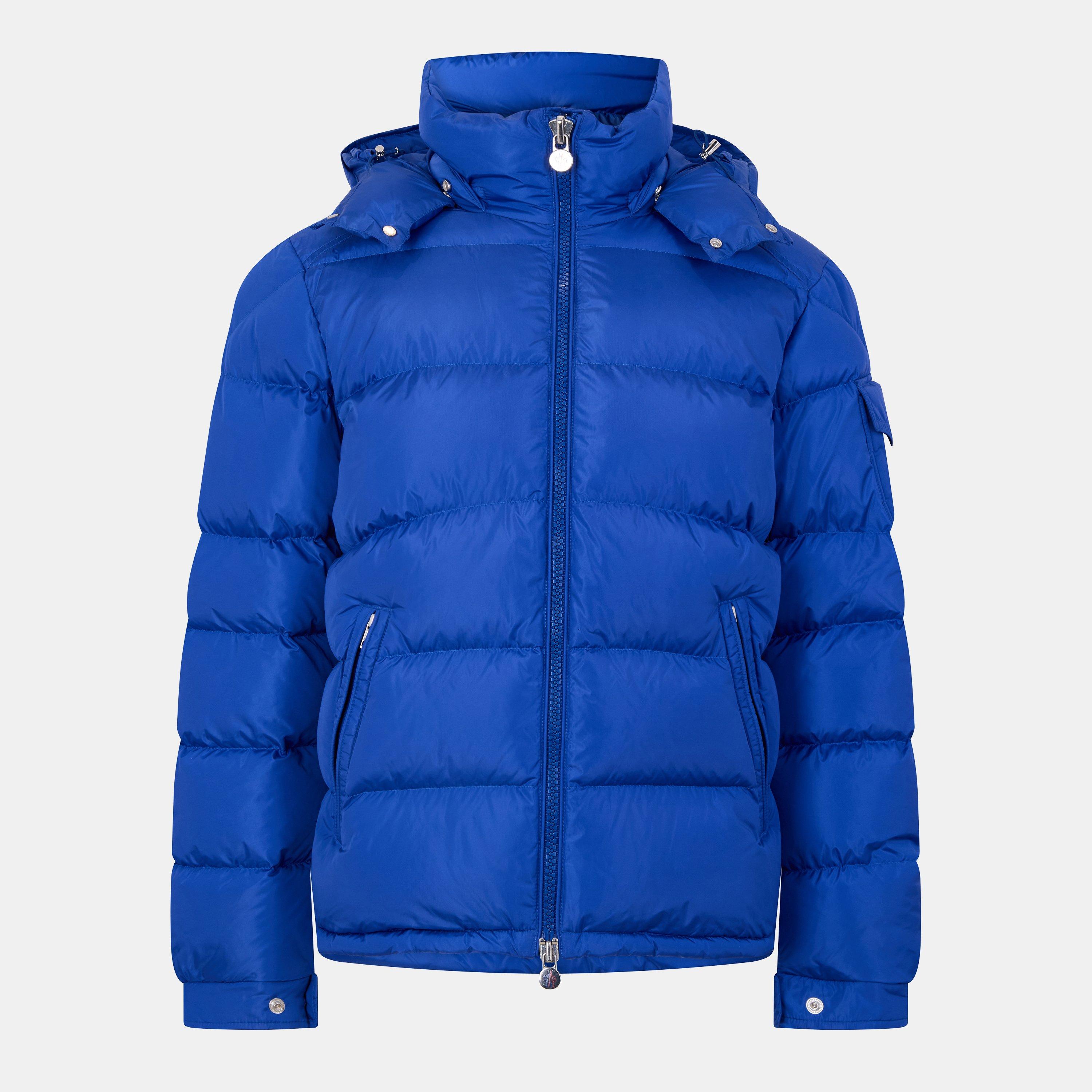 Blue 758 - Moncler - Men's Maya Down Long Sleeve Short Puffer Jacket - 1