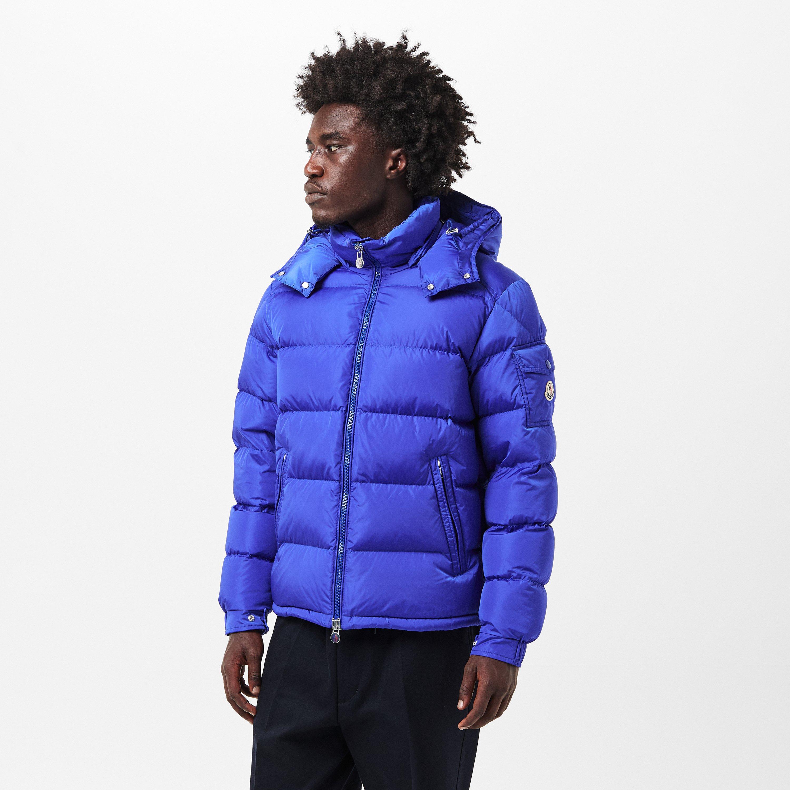 Blue 758 - Moncler - Men's Maya Down Long Sleeve Short Puffer Jacket - 3