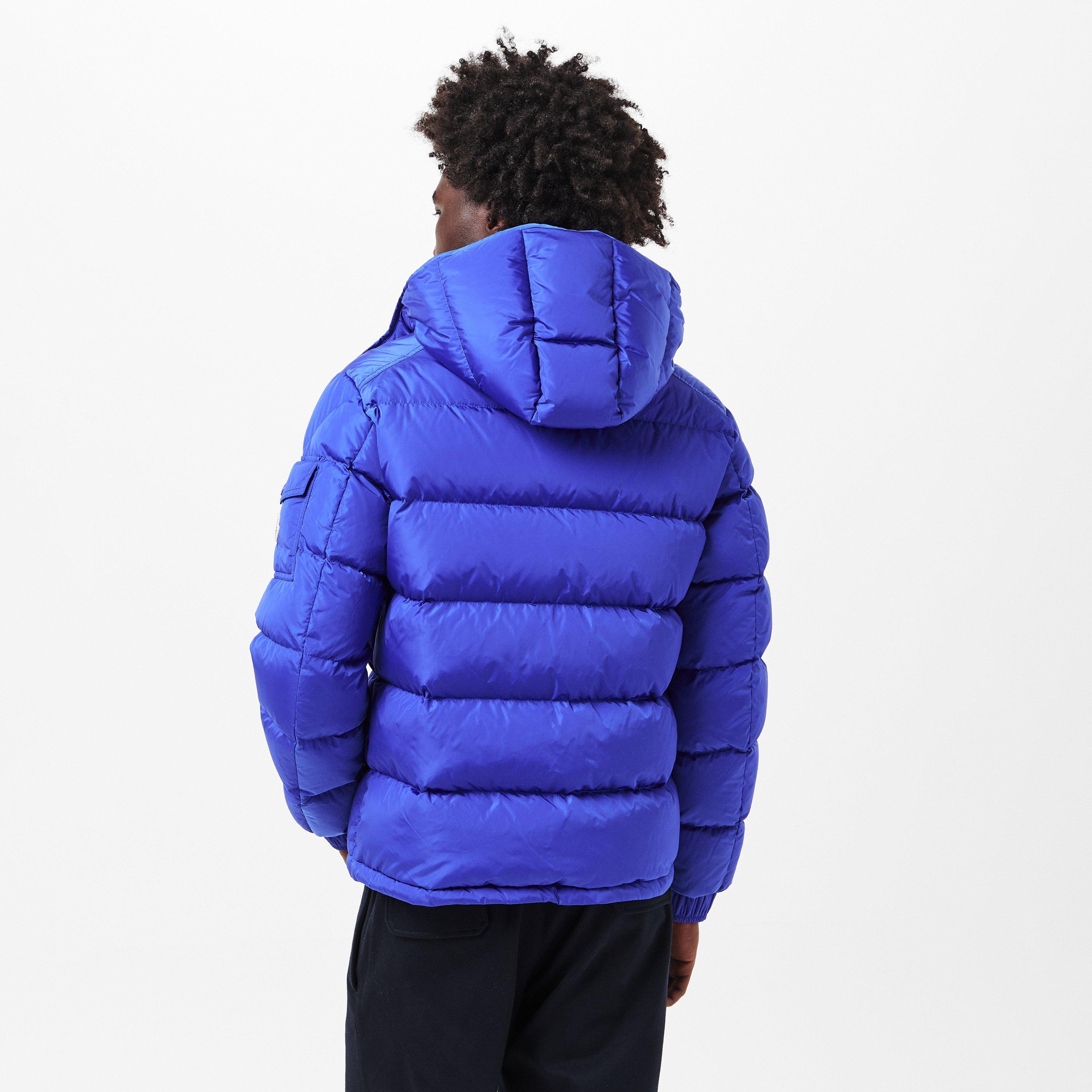 Blue 758 - Moncler - Men's Maya Down Long Sleeve Short Puffer Jacket - 4
