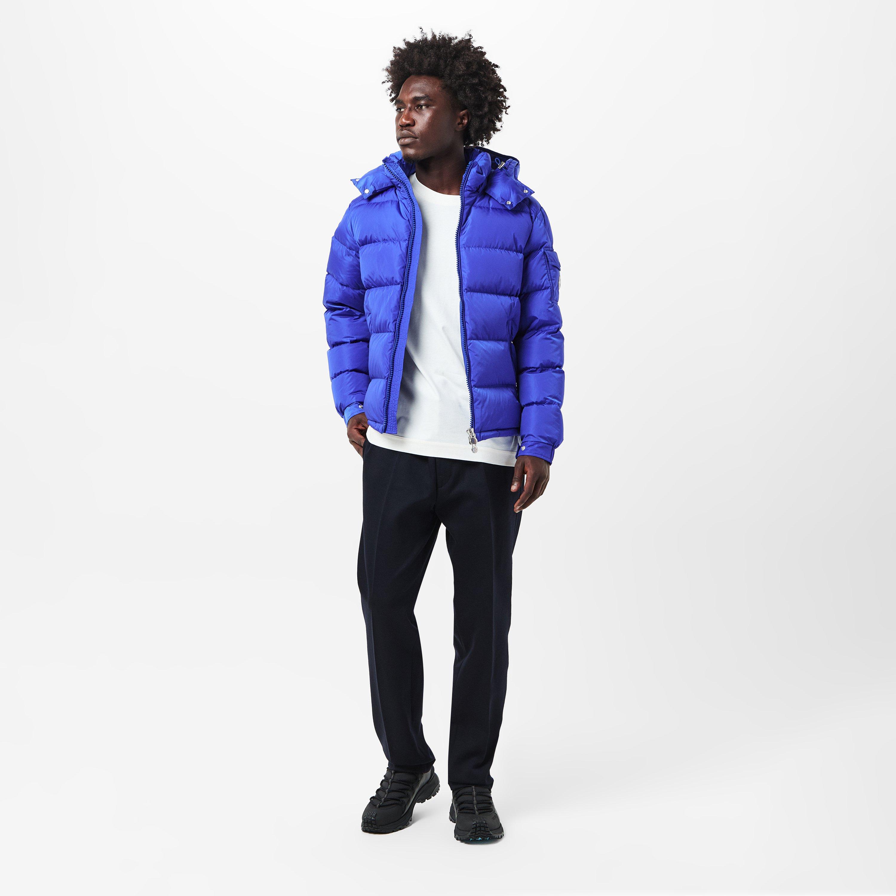 Blue 758 - Moncler - Men's Maya Down Long Sleeve Short Puffer Jacket - 6
