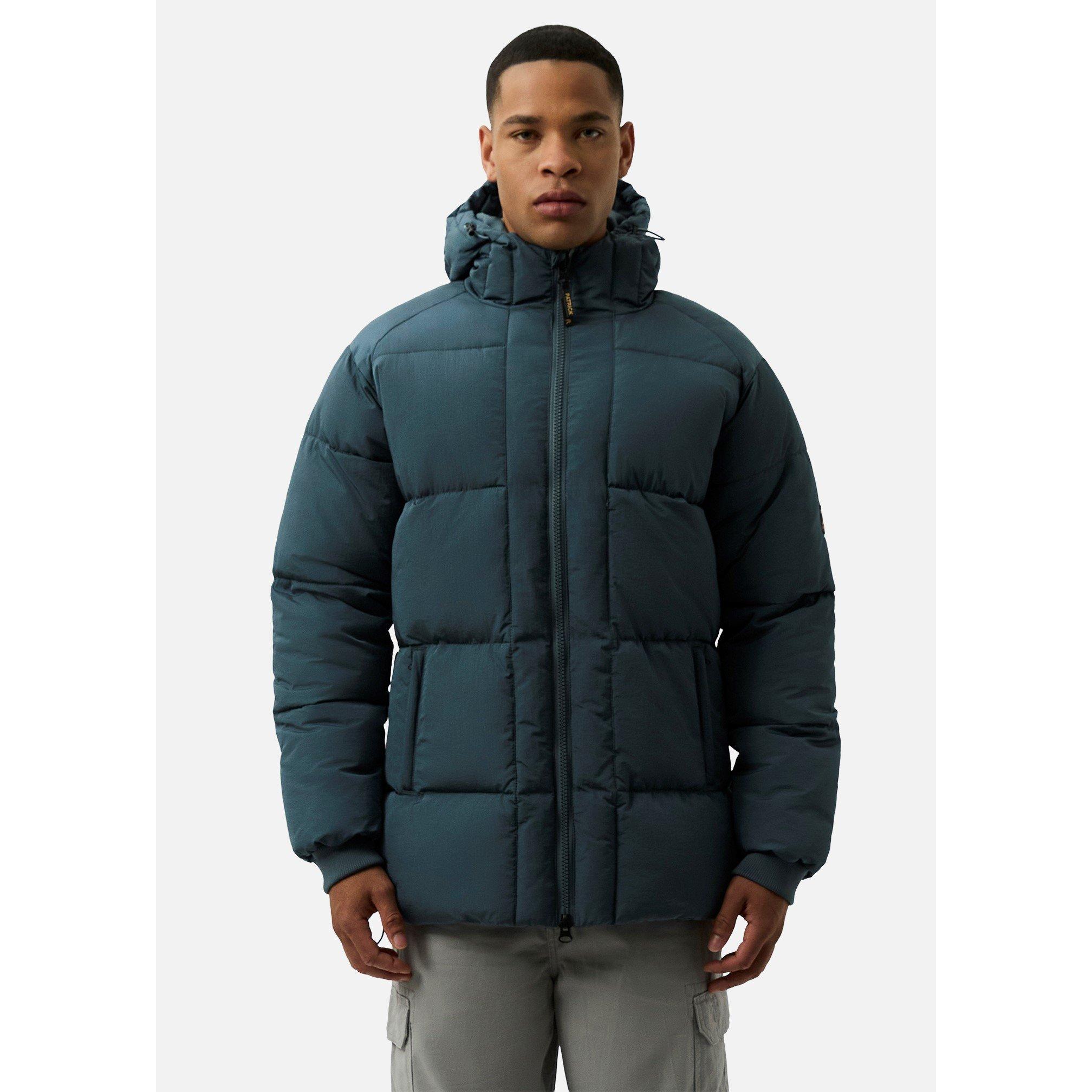 Dark Blue - Patrick - Men's Noah Quilted Insulated Medium Puffer Jacket - 1