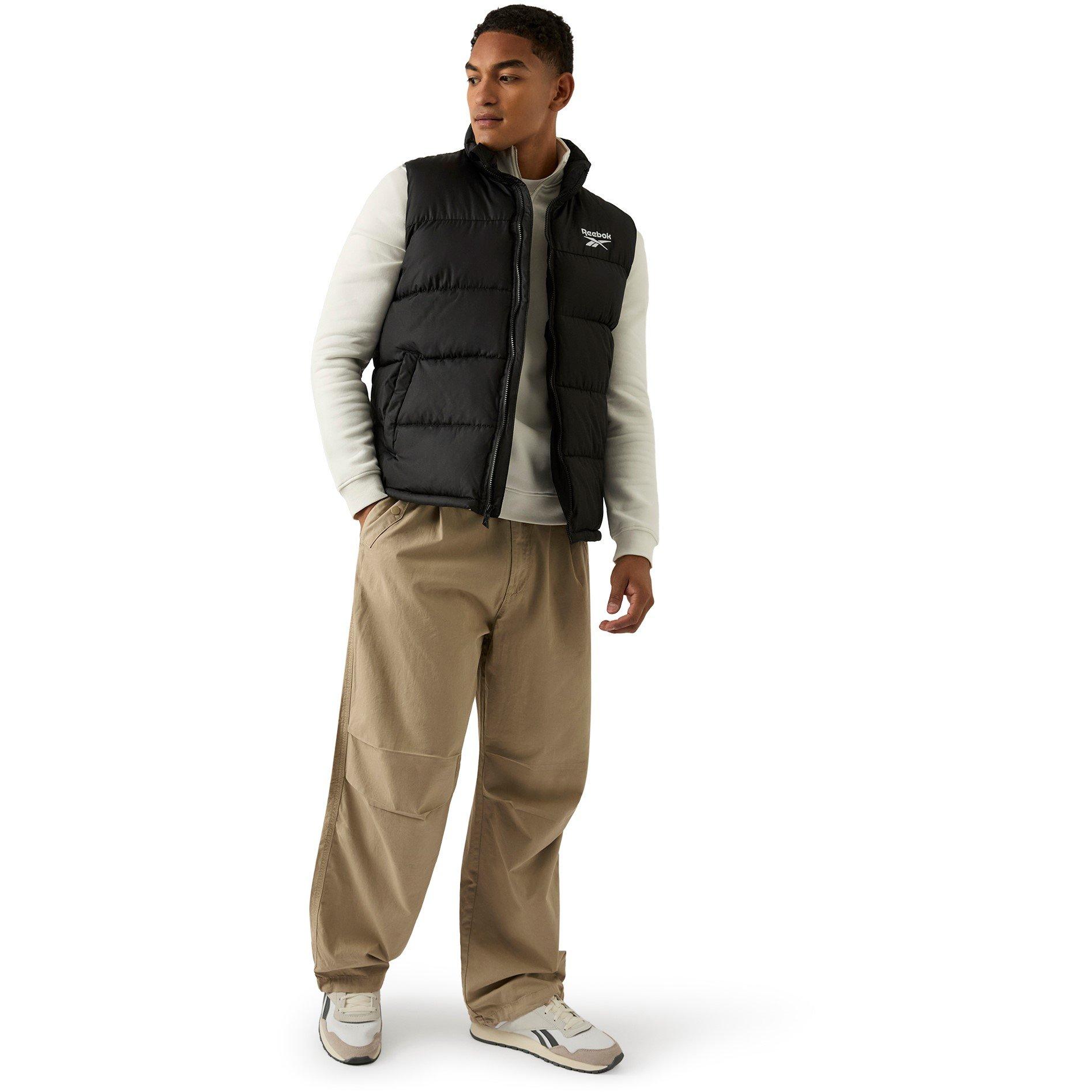 Nero - Reebok - Heavyweight Quilted Puffer Gilet - 3