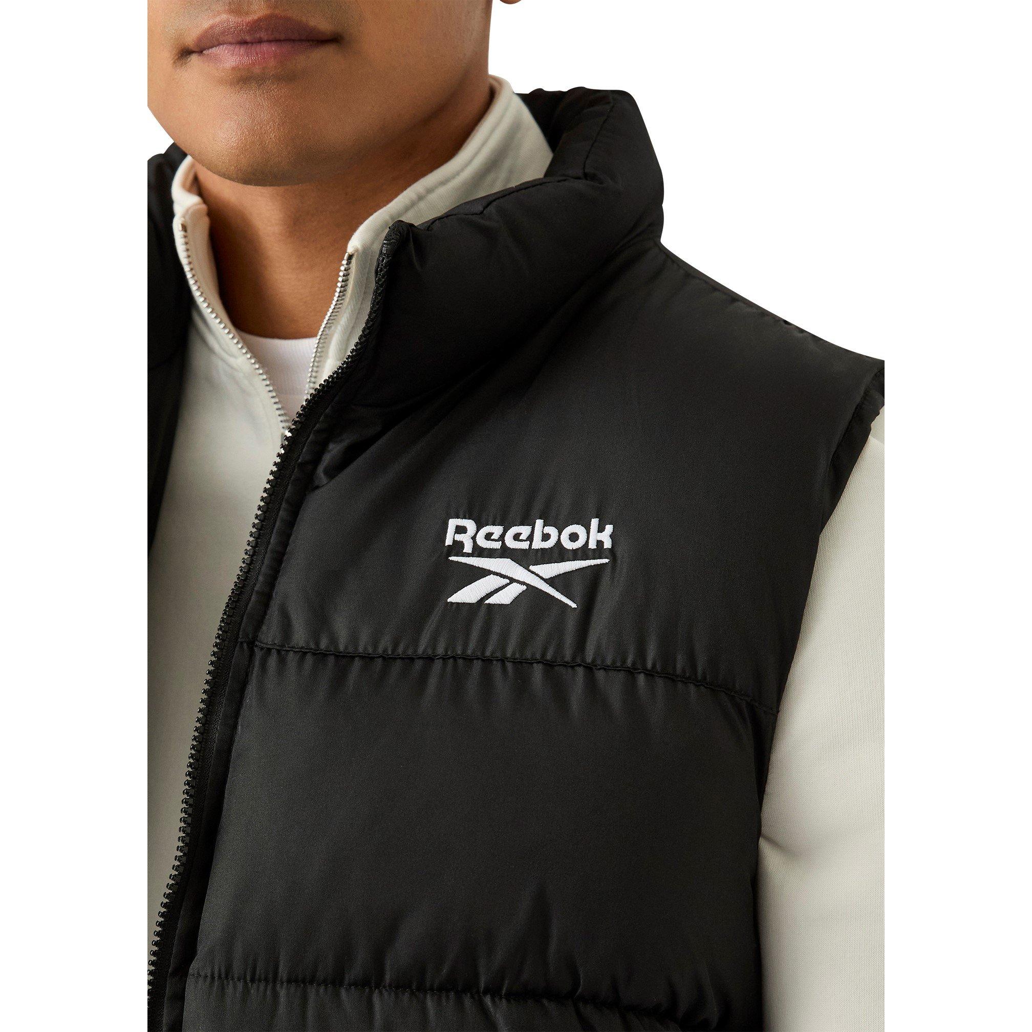 Nero - Reebok - Heavyweight Quilted Puffer Gilet - 4