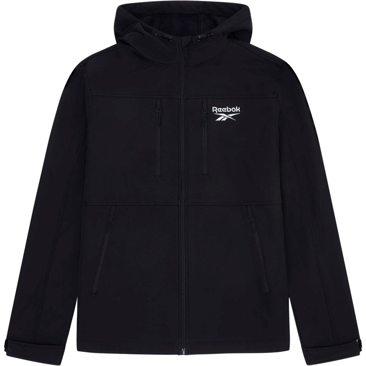 Reebok Men's Windrunner Water-Resistant Windbreaker - Black - XL