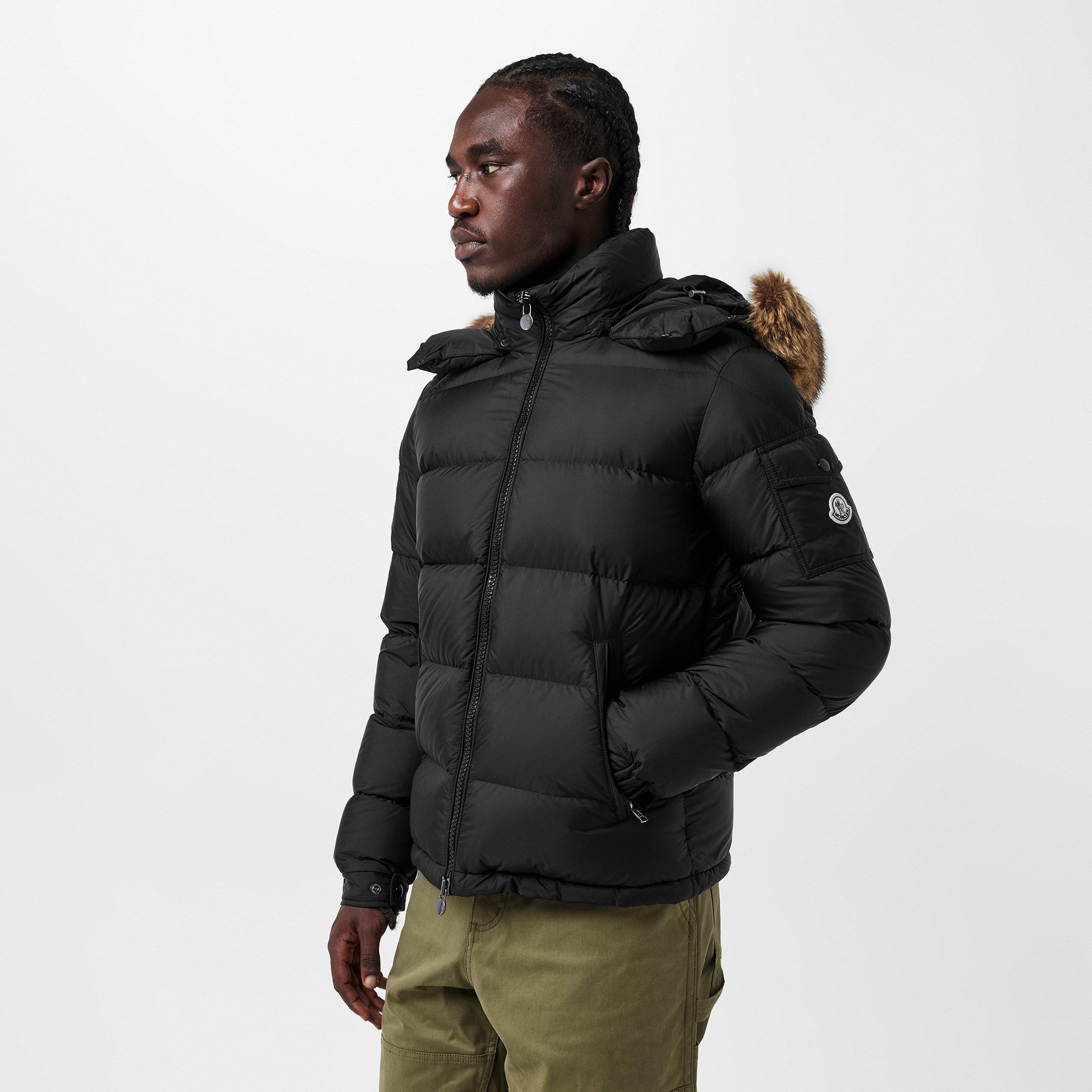 Black 999 - Moncler - Men's  Insulated Weather-Protective Short Puffer Jacket - 3
