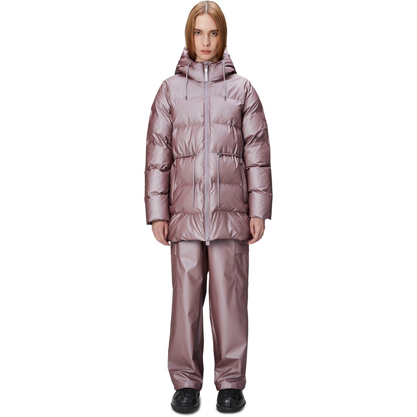 Muse - Rains - Women's Alta Water-Resistant Lightweight Long Puffer Jacket - 2