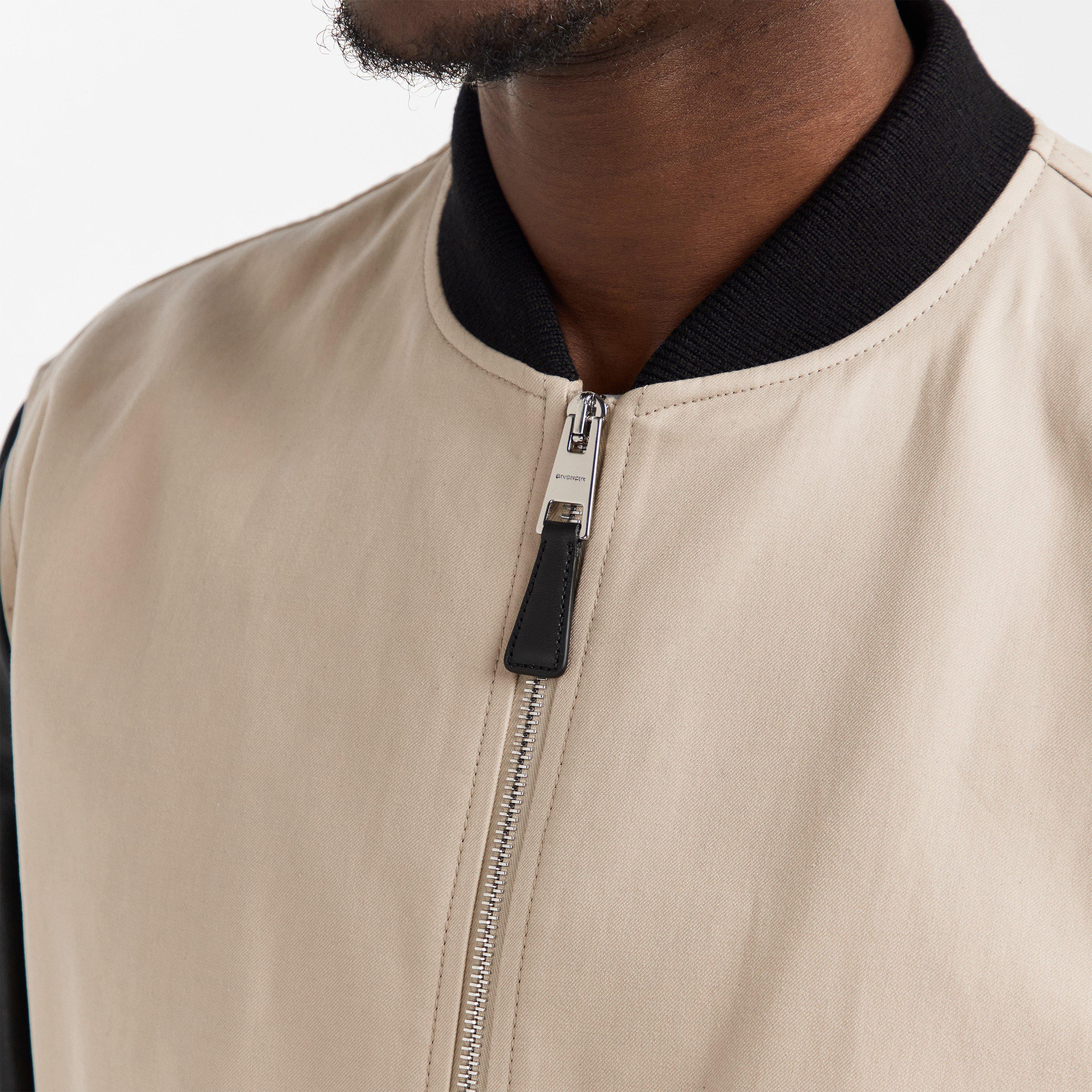 Black/Beige - GIVENCHY - Men's GIV Logo Varsity Jacket - 5